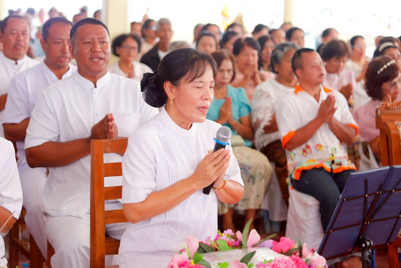 ภาพกล่าวคำถวายกฐินวัดต้นไทร