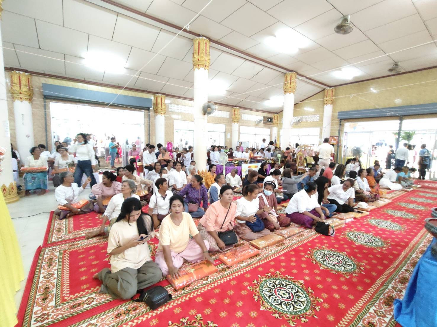 ภาพร่วมพิธีกรรมวัดปุญญาราม