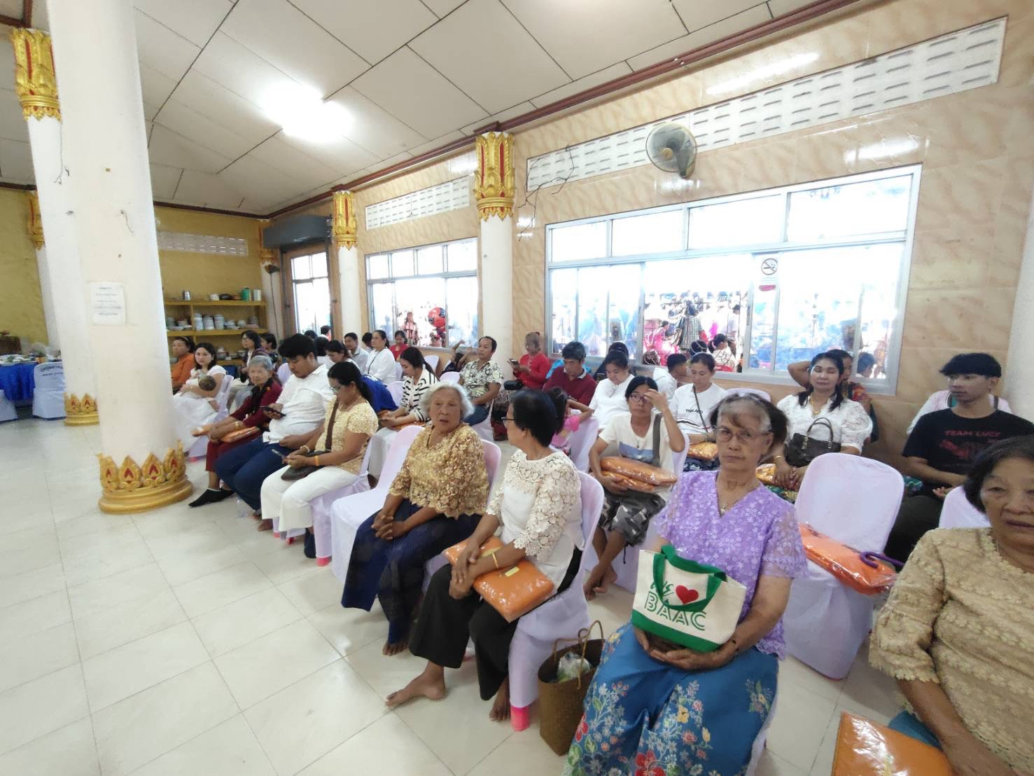 ภาพร่วมพิธีกรรมวัดปุญญาราม