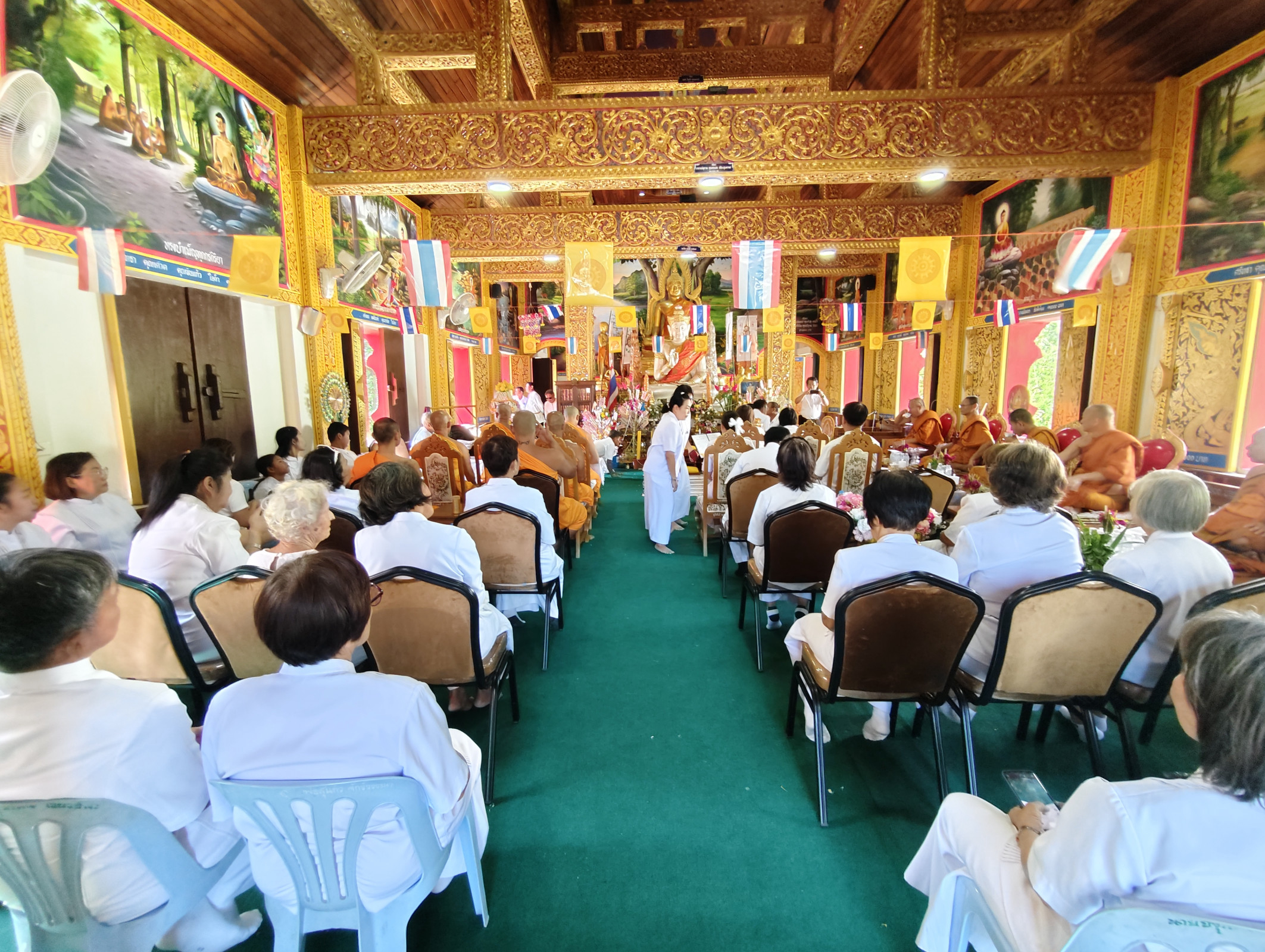 ภาพร่วมพิธีกรรมที่พักสงฆ์วัดสหกรณ์(ดอยนาง)