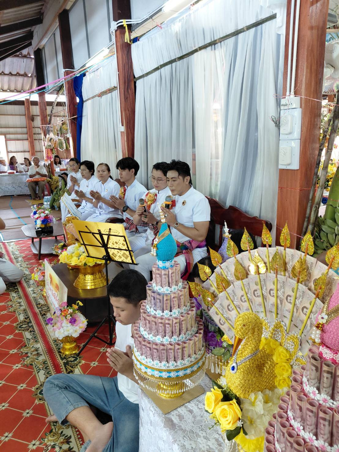 ภาพกล่าวคำถวายกฐินวัดโพธิ์ชัย