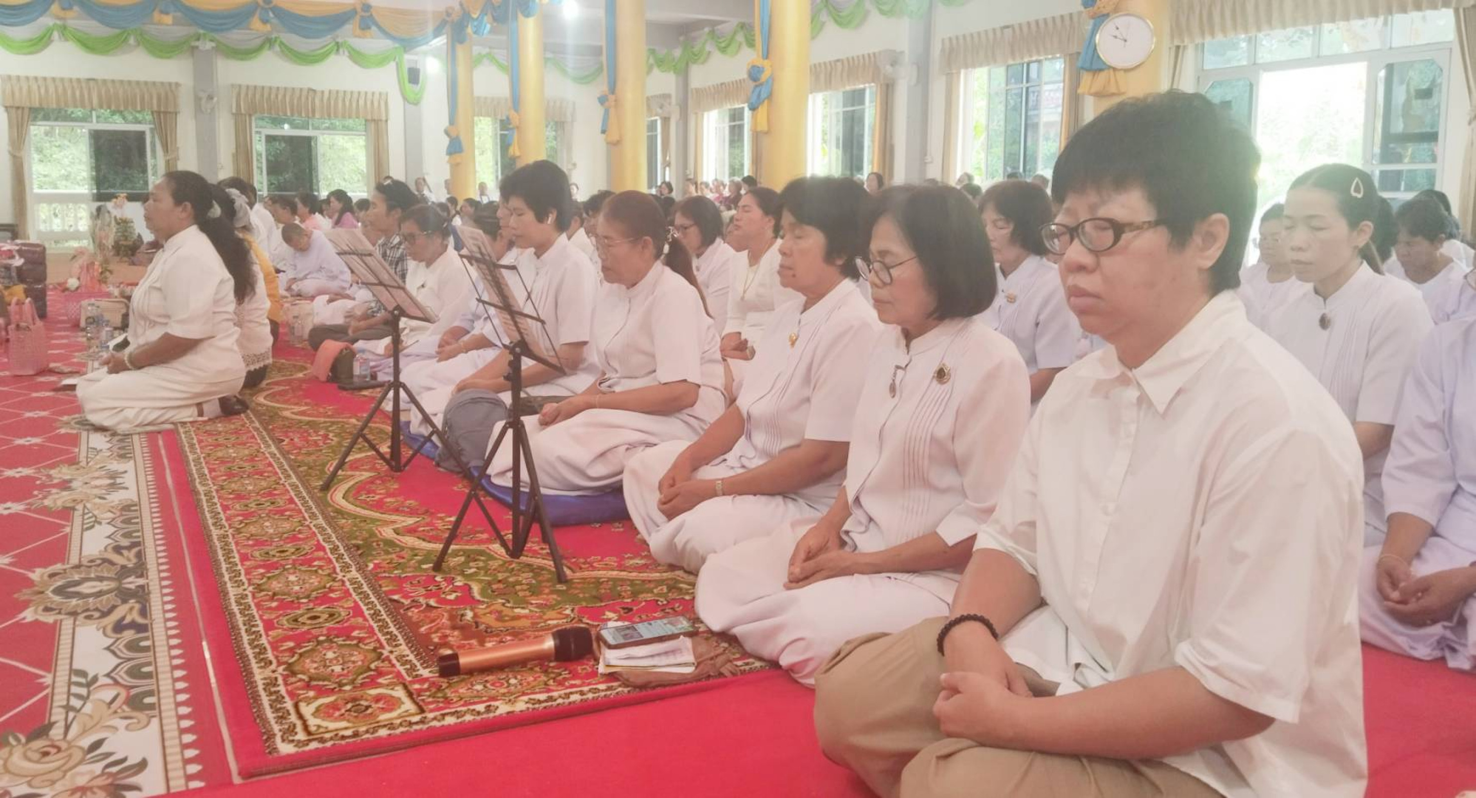 ภาพร่วมพิธีกรรมวัดอรัญญวิเวก