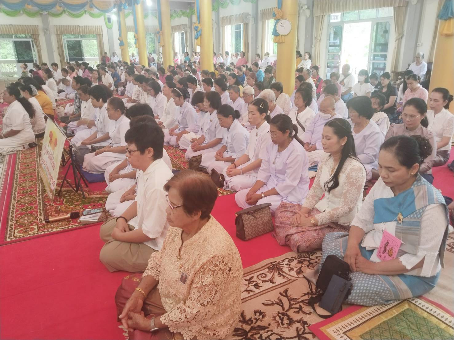 ภาพร่วมพิธีกรรมวัดอรัญญวิเวก