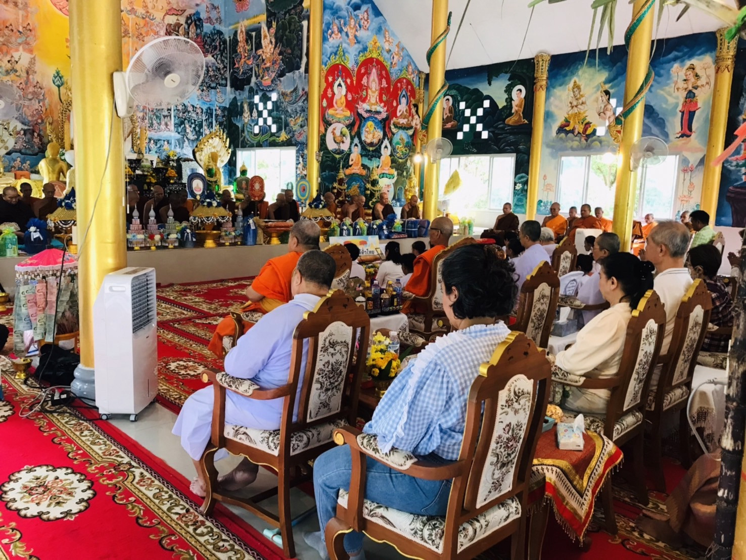 ภาพร่วมพิธีกรรมวัดศรีทรงธรรม