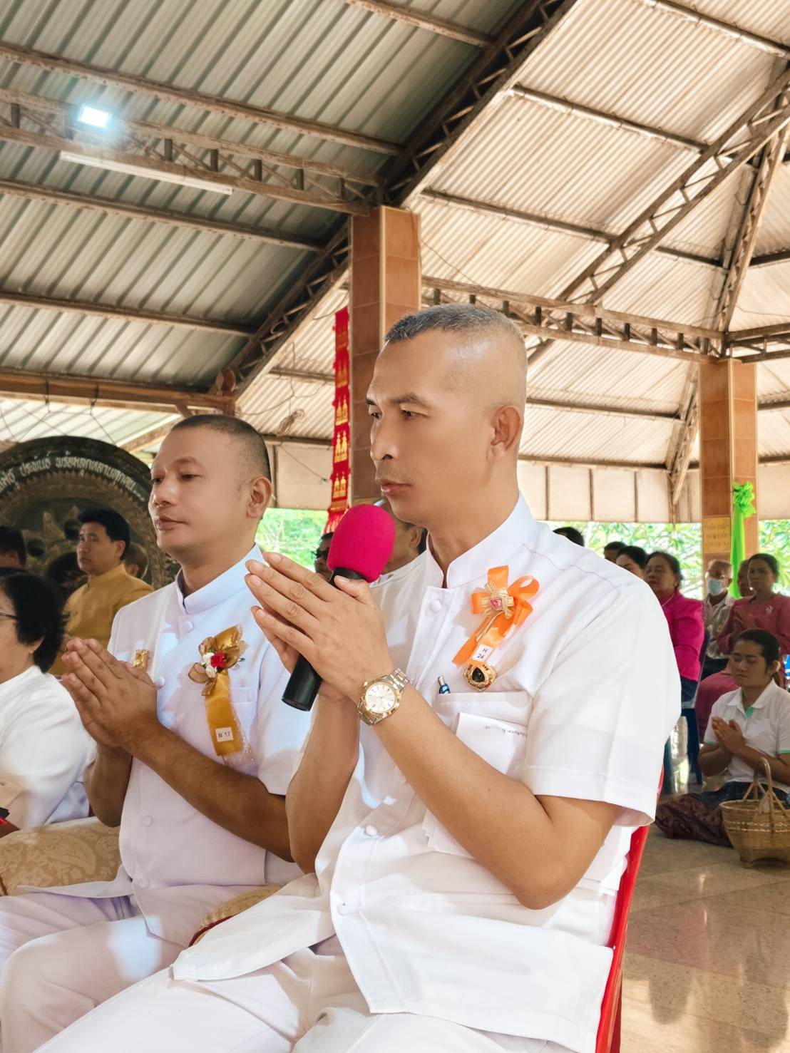 ภาพกล่าวคำถวายกฐินวัดป่าโคกเลาะ