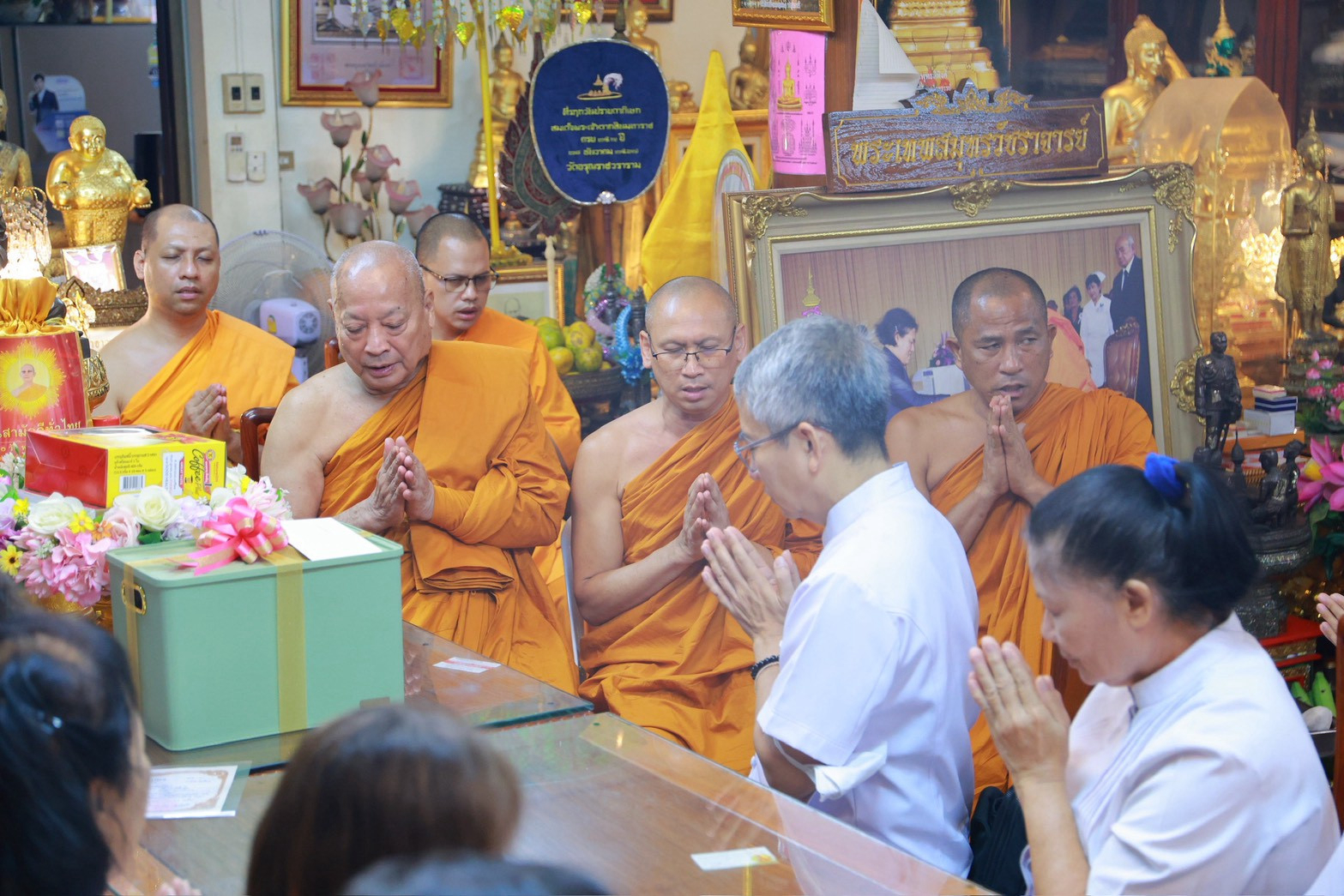 ภาพกล่าวคำถวายกฐินวัดบางพลีใหญ่ใน