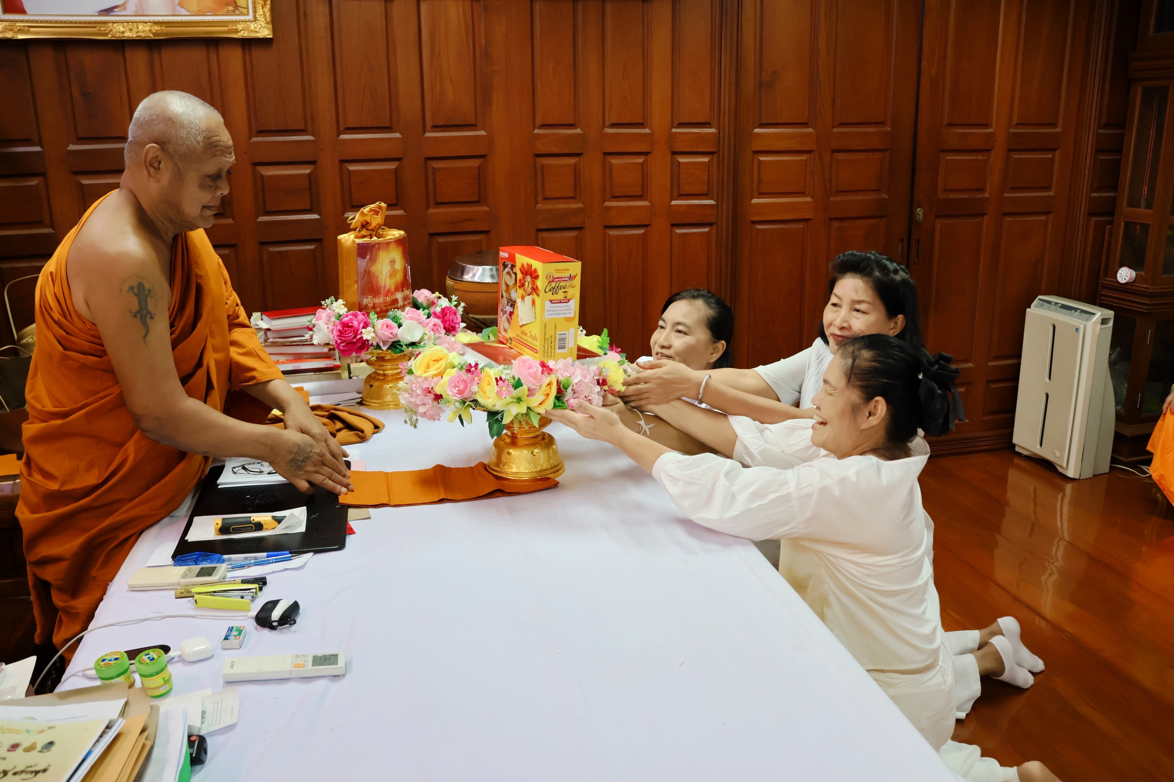 ภาพกล่าวคำถวายกฐินวัดทรงธรรม