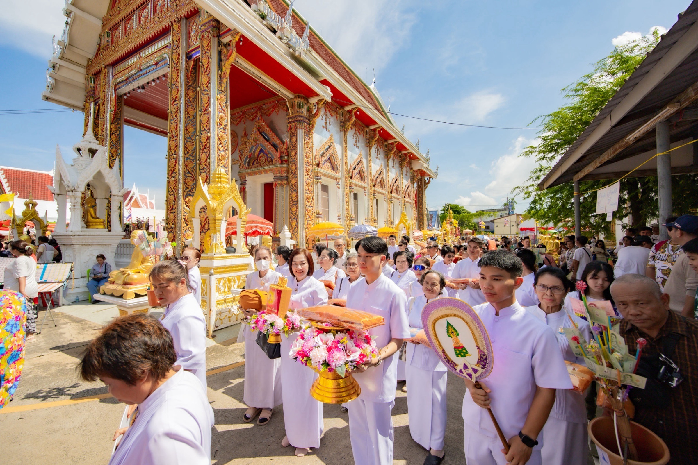 ภาพร่วมพิธีกรรมวัดอัยยิการาม
