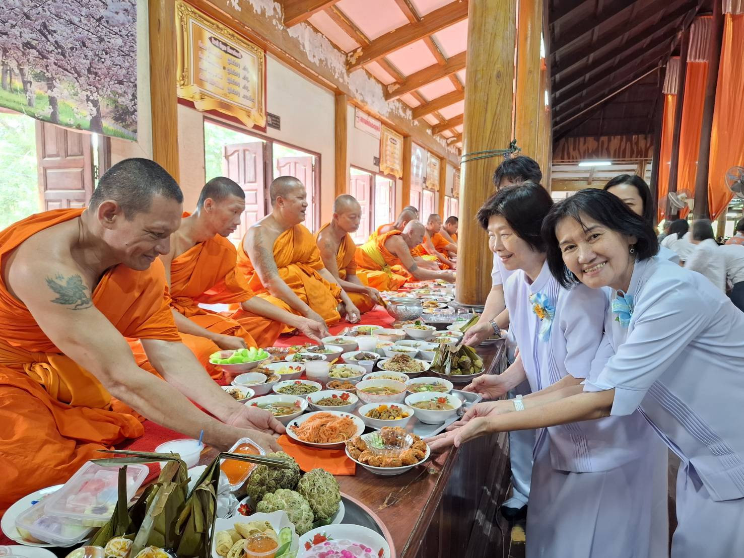 ภาพร่วมพิธีกรรมวัดหมื่นเกลา