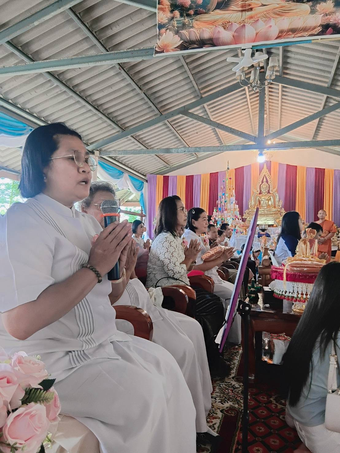 ภาพกล่าวคำถวายกฐินวัดบ้านฉลองชัย