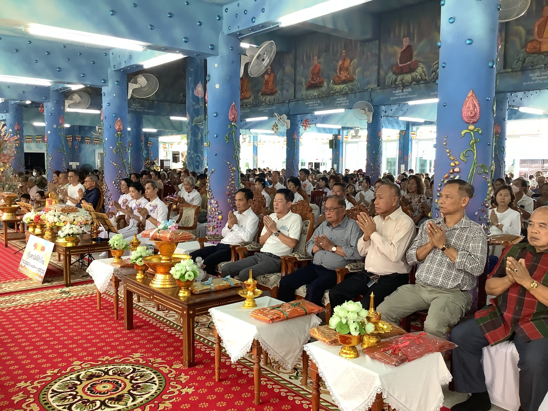ภาพร่วมพิธีกรรมวัดม่วง