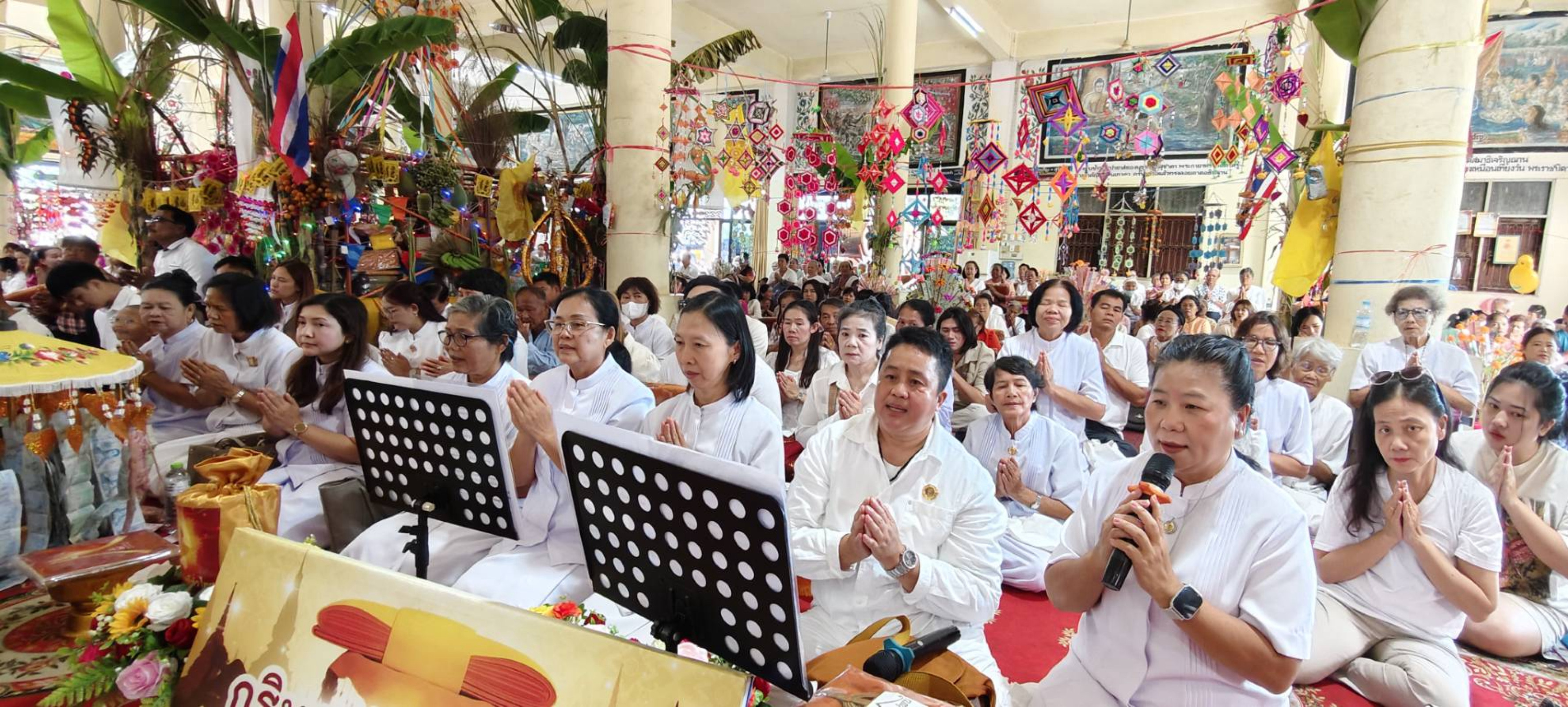 ภาพกล่าวคำถวายกฐินวัดดงอุดมวนาราม