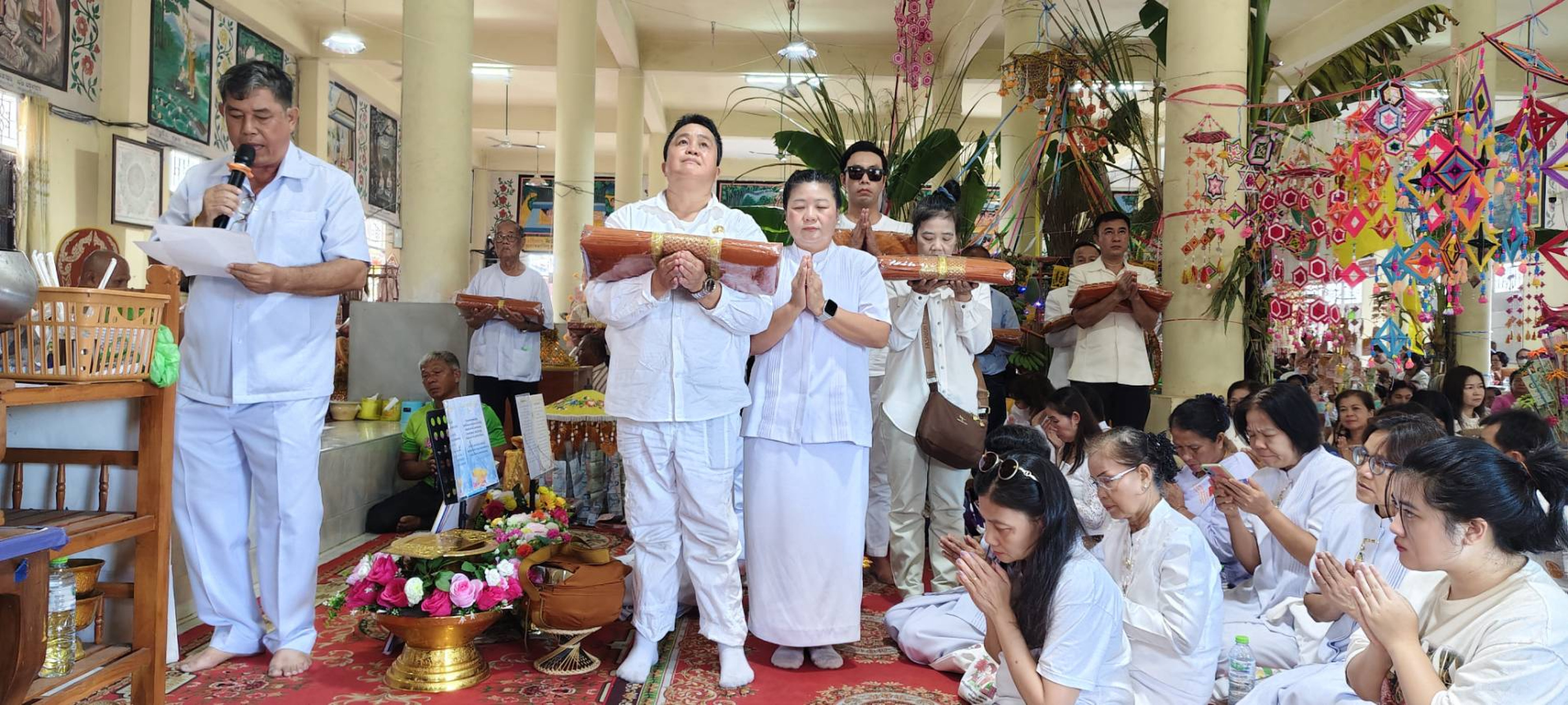 ภาพร่วมพิธีกรรมวัดดงอุดมวนาราม