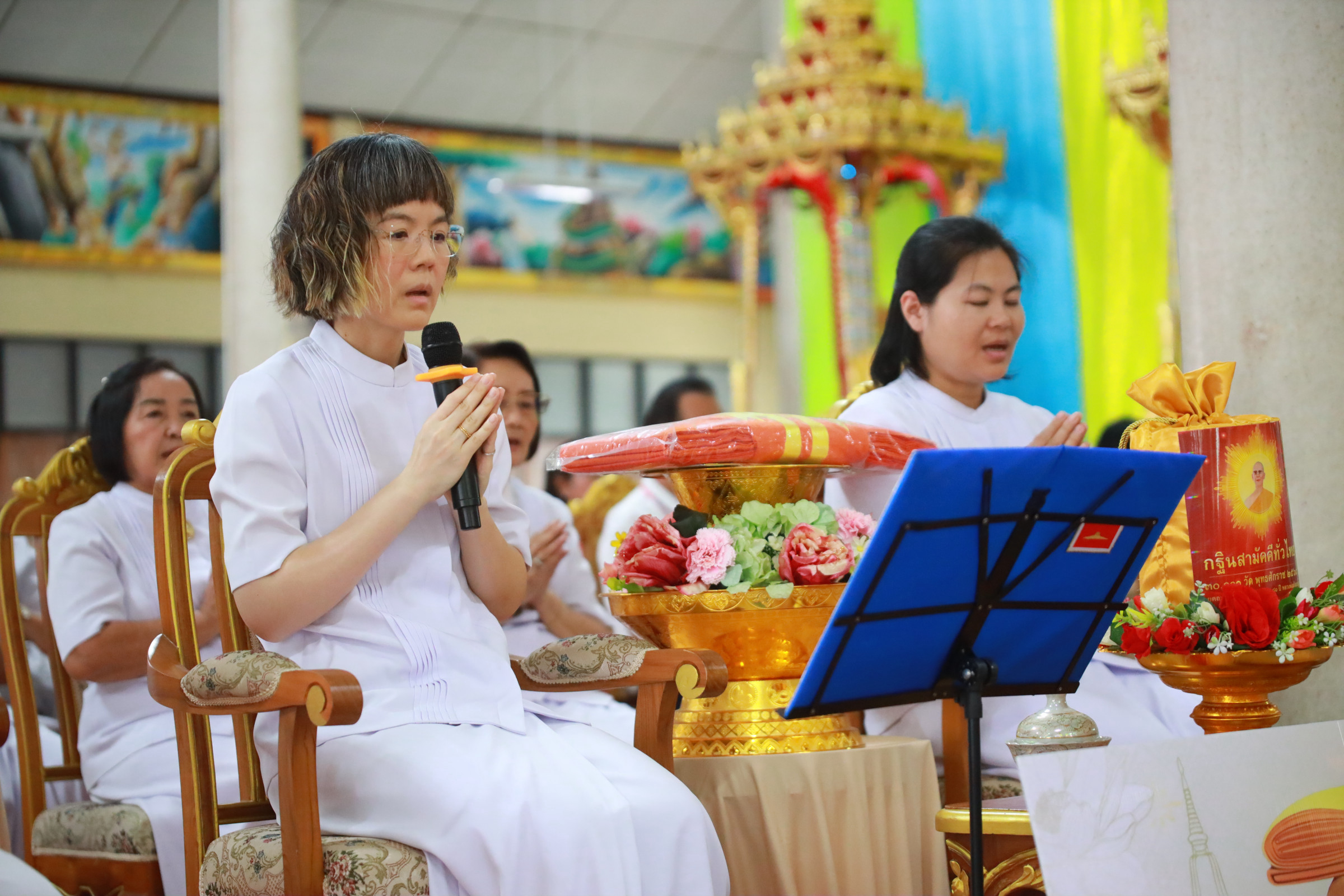 ภาพกล่าวคำถวายกฐินวัดเกาะสุวรรณาราม