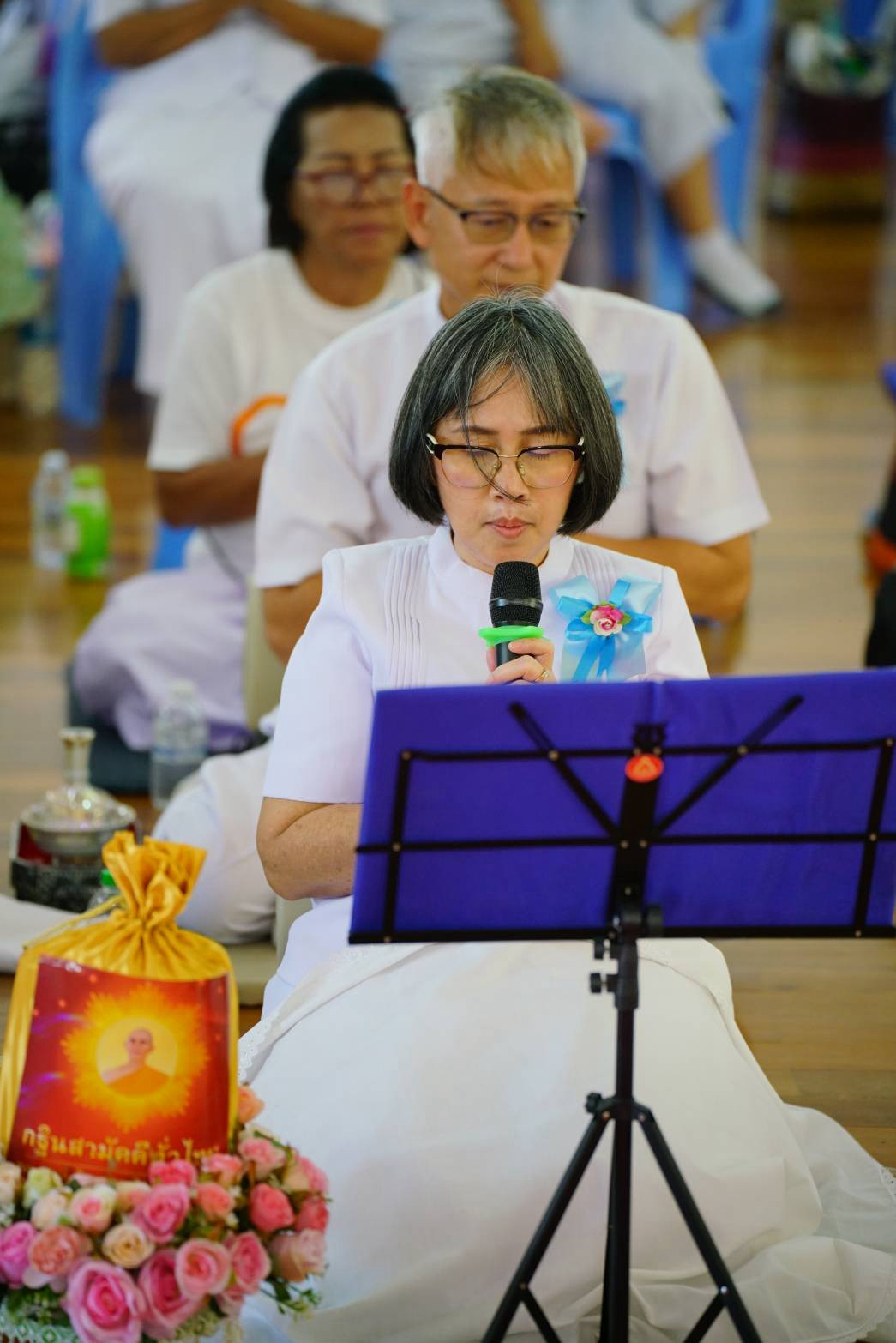 ภาพกล่าวคำถวายกฐินศูนย์ปฏิบัติธรรม พุทธอุทยานแก้วบูรพา