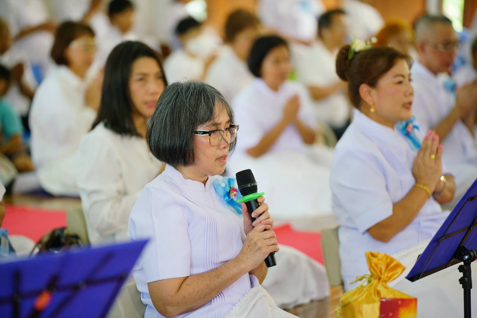 ภาพร่วมพิธีกรรมศูนย์ปฏิบัติธรรม พุทธอุทยานแก้วบูรพา