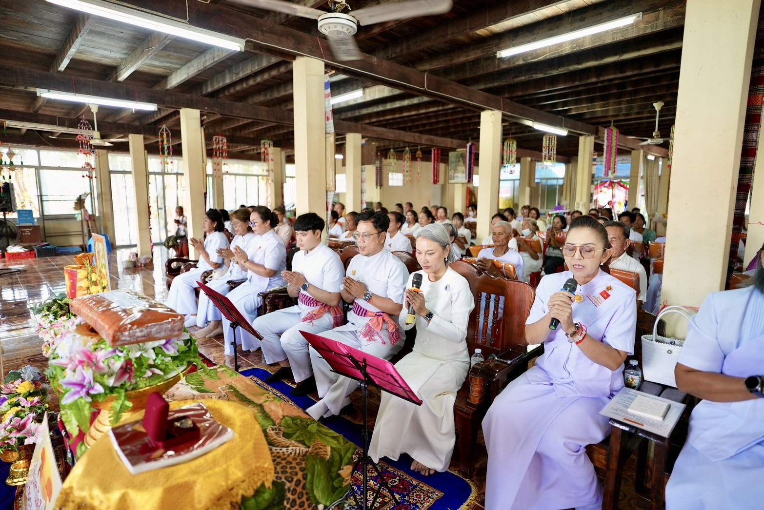 ภาพกล่าวคำถวายกฐินวัดสุนทริกา