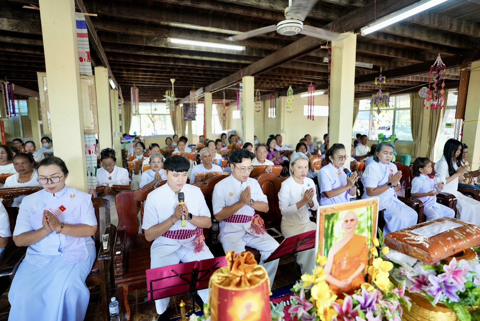 ภาพร่วมพิธีกรรมวัดสุนทริกา