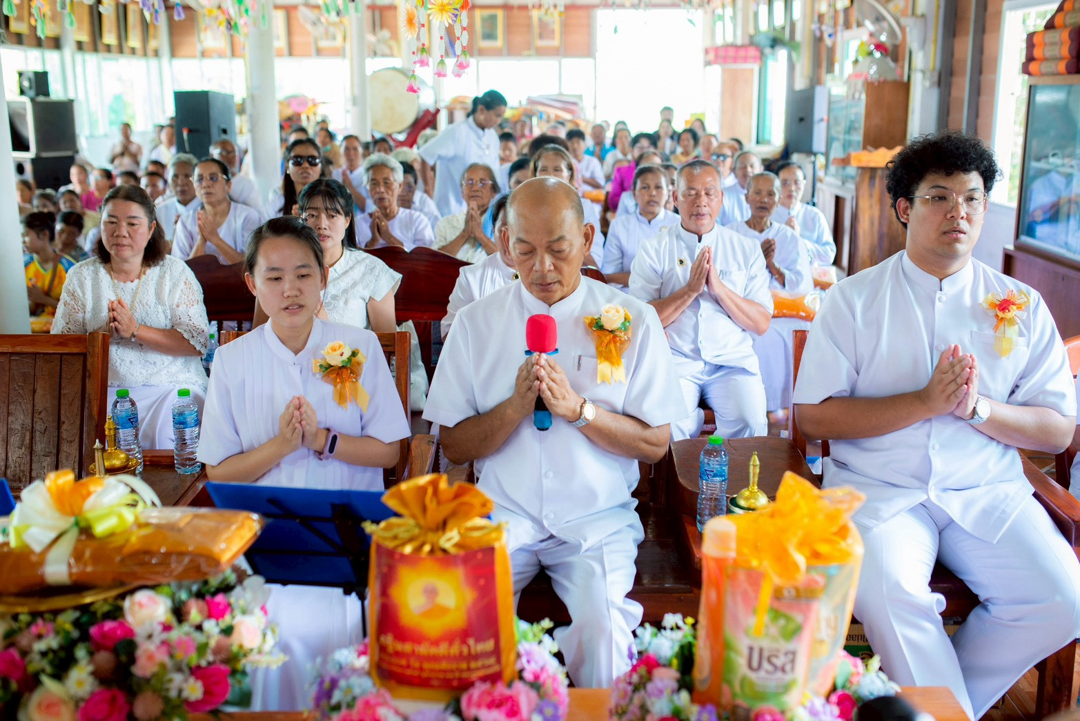 ภาพกล่าวคำถวายกฐินวัดเขากำแพง