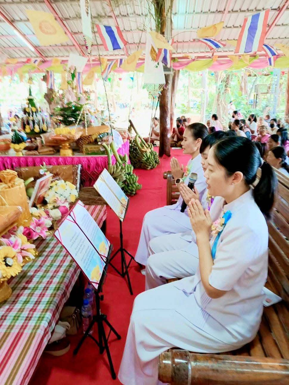 ภาพกล่าวคำถวายกฐินวัดกระชายน้อยสามัคคี