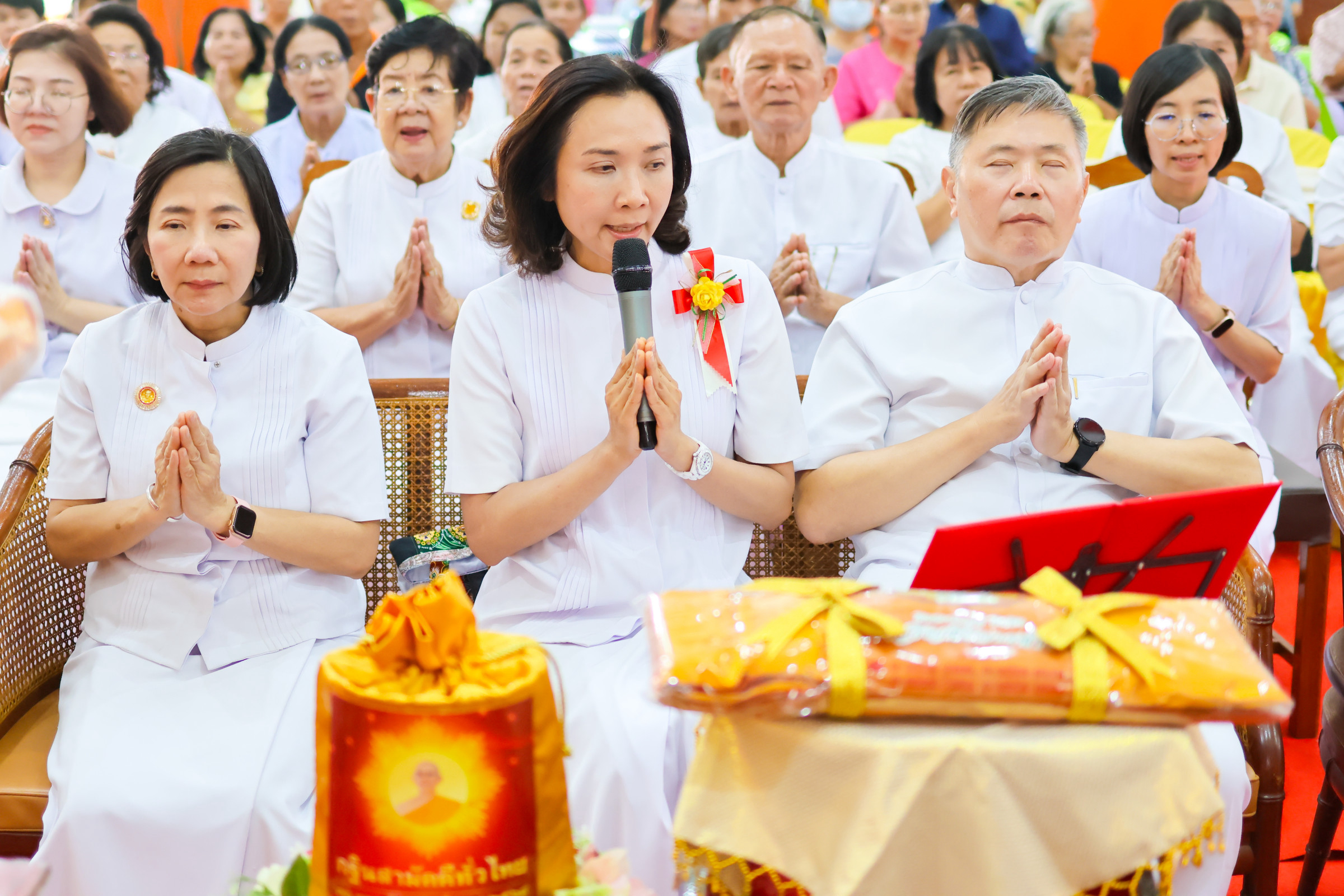 ภาพกล่าวคำถวายกฐินวัดจุฬามุนี