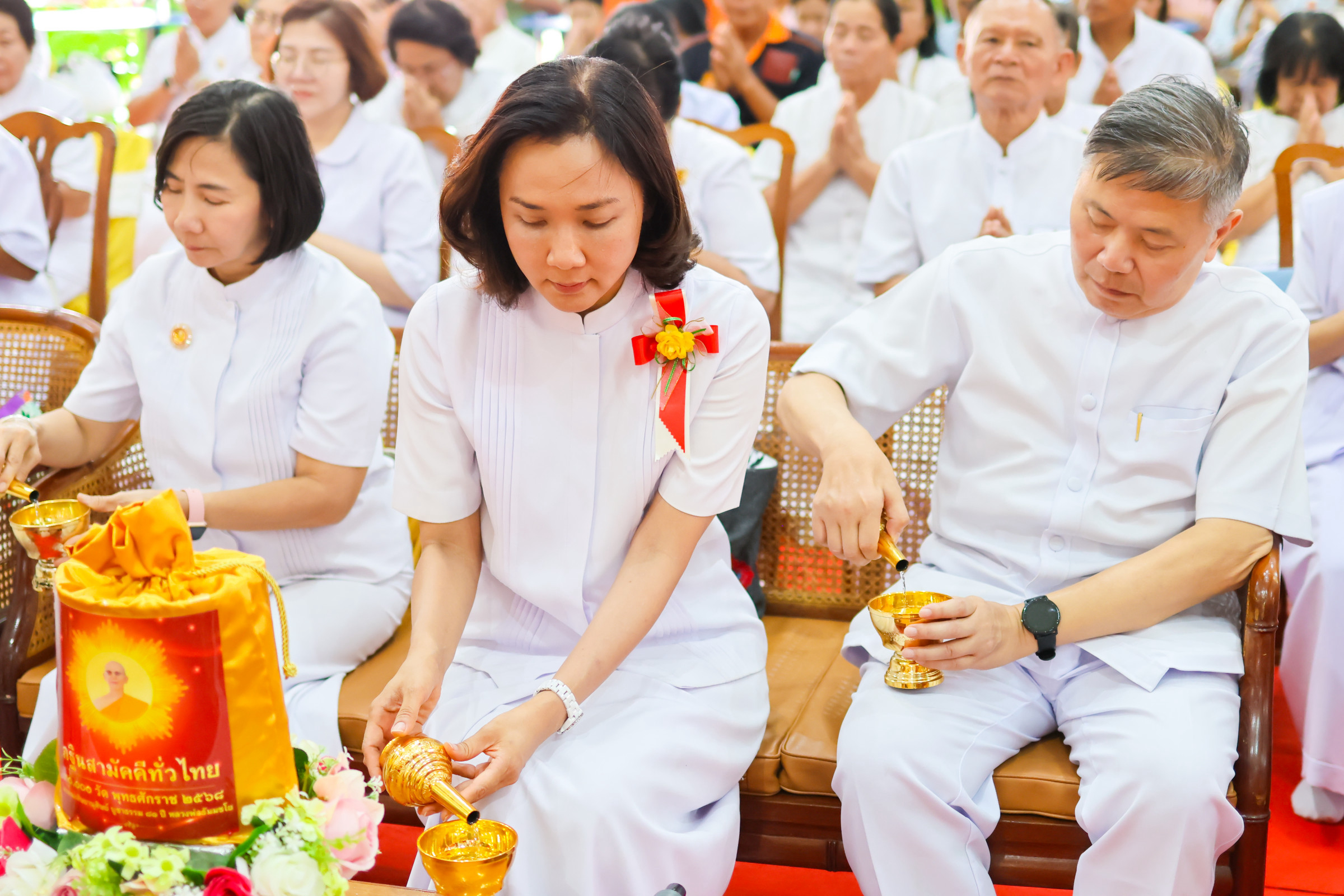 ภาพร่วมพิธีกรรมวัดจุฬามุนี