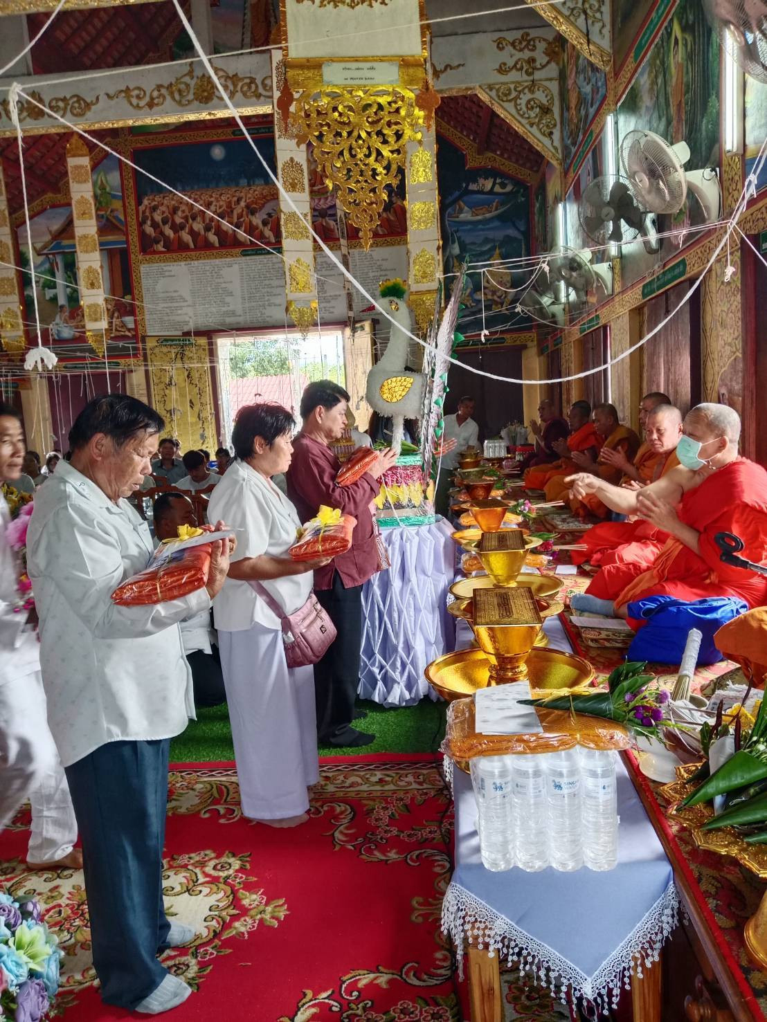 ภาพกล่าวคำถวายกฐินวัดแม่หาด