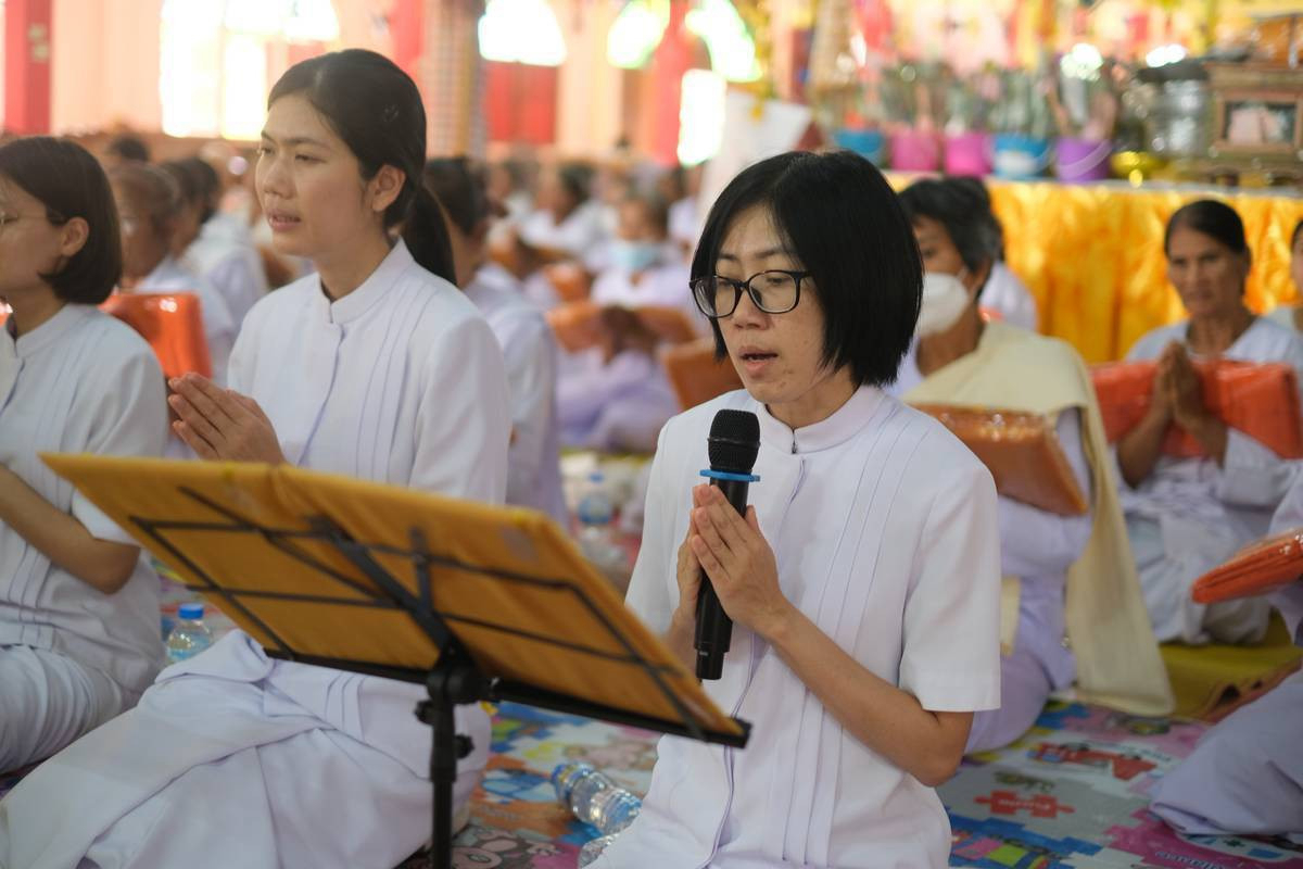 ภาพกล่าวคำถวายกฐินวัดกระโดนไม้แดง