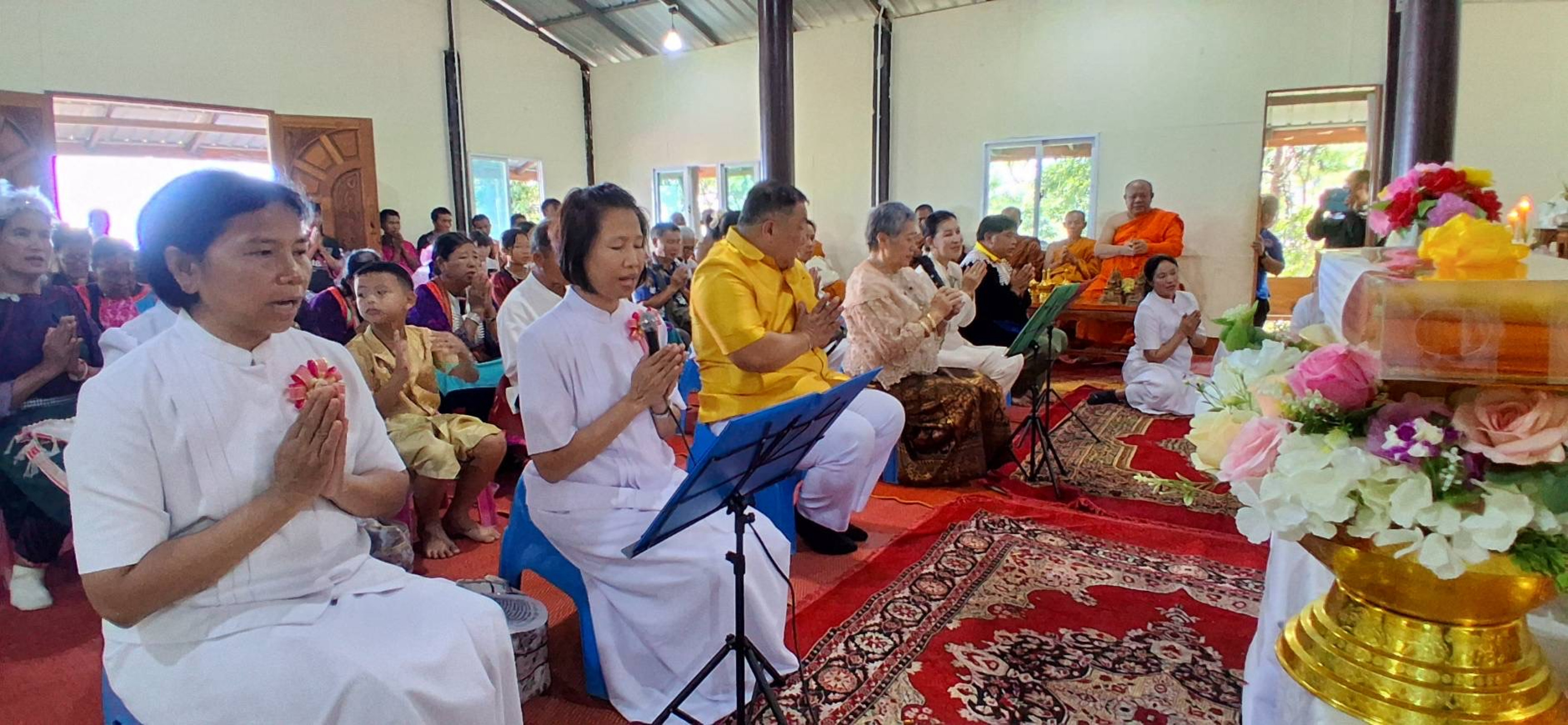 ภาพกล่าวคำถวายกฐินวัดพระธรรมจาริกห้วยส้าน(ลีซอ)