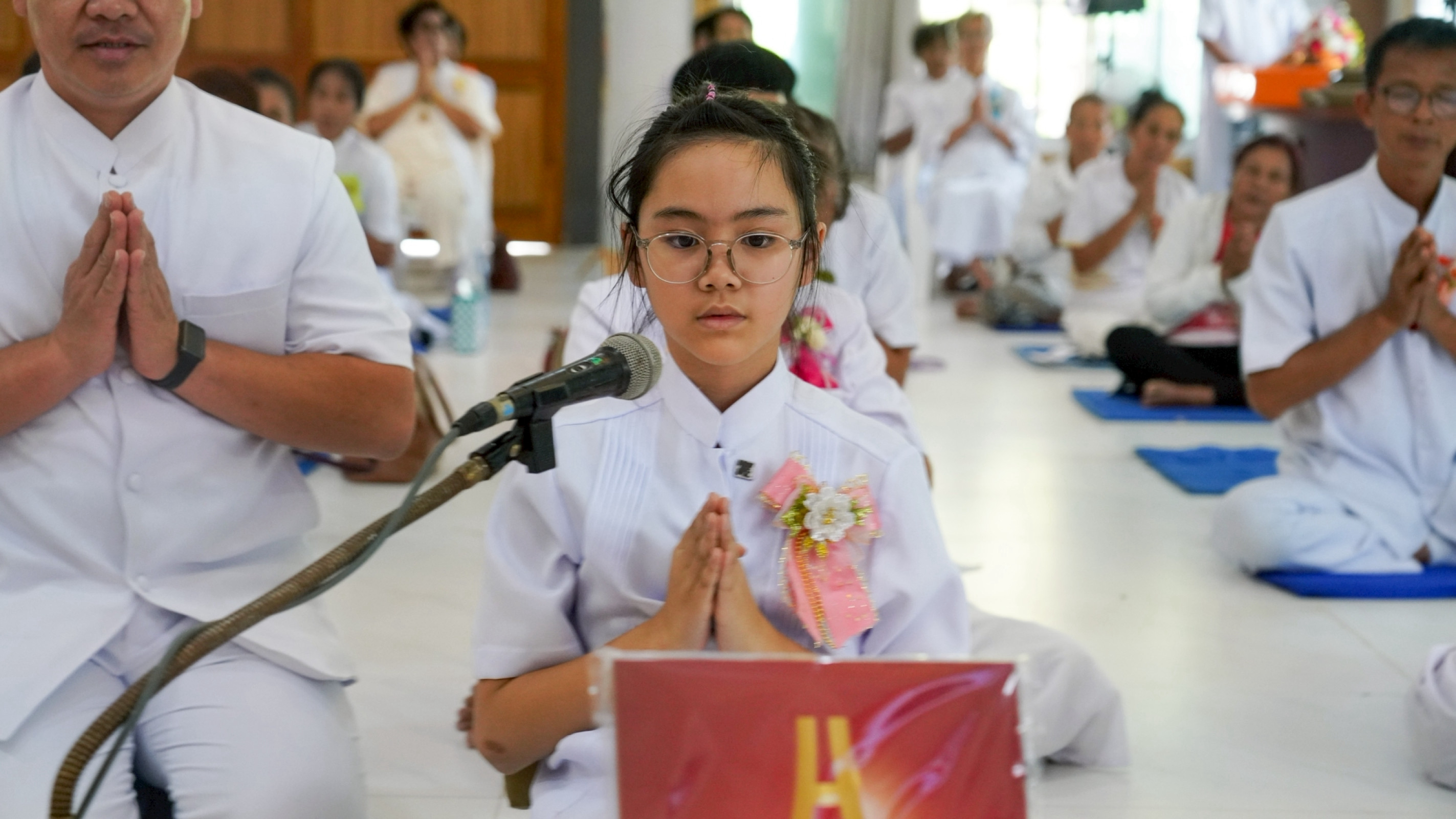 ภาพกล่าวคำถวายกฐินวัดภาวนาศิลาทอง