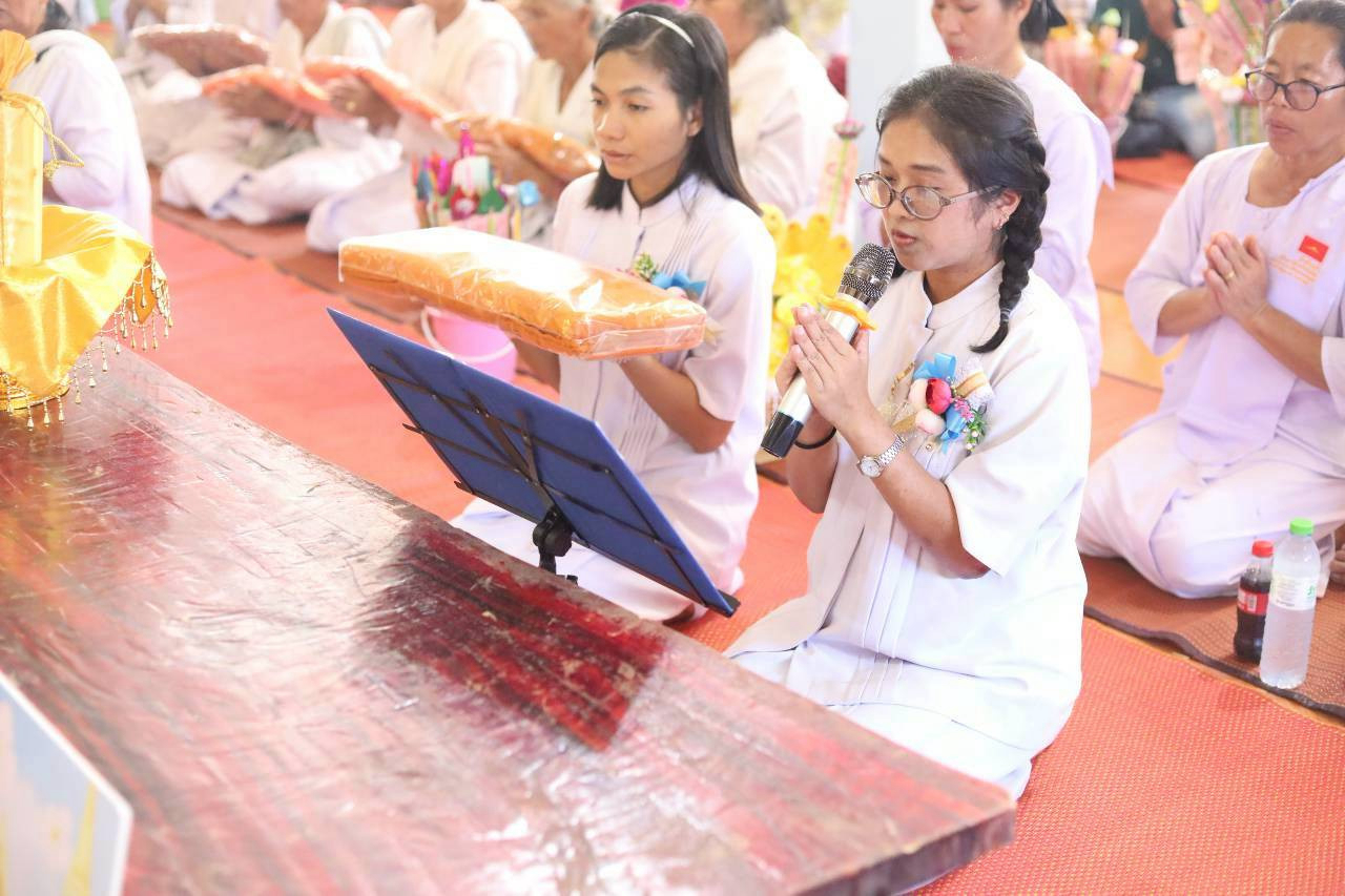 ภาพกล่าวคำถวายกฐินวัดบ้านหนองแหน