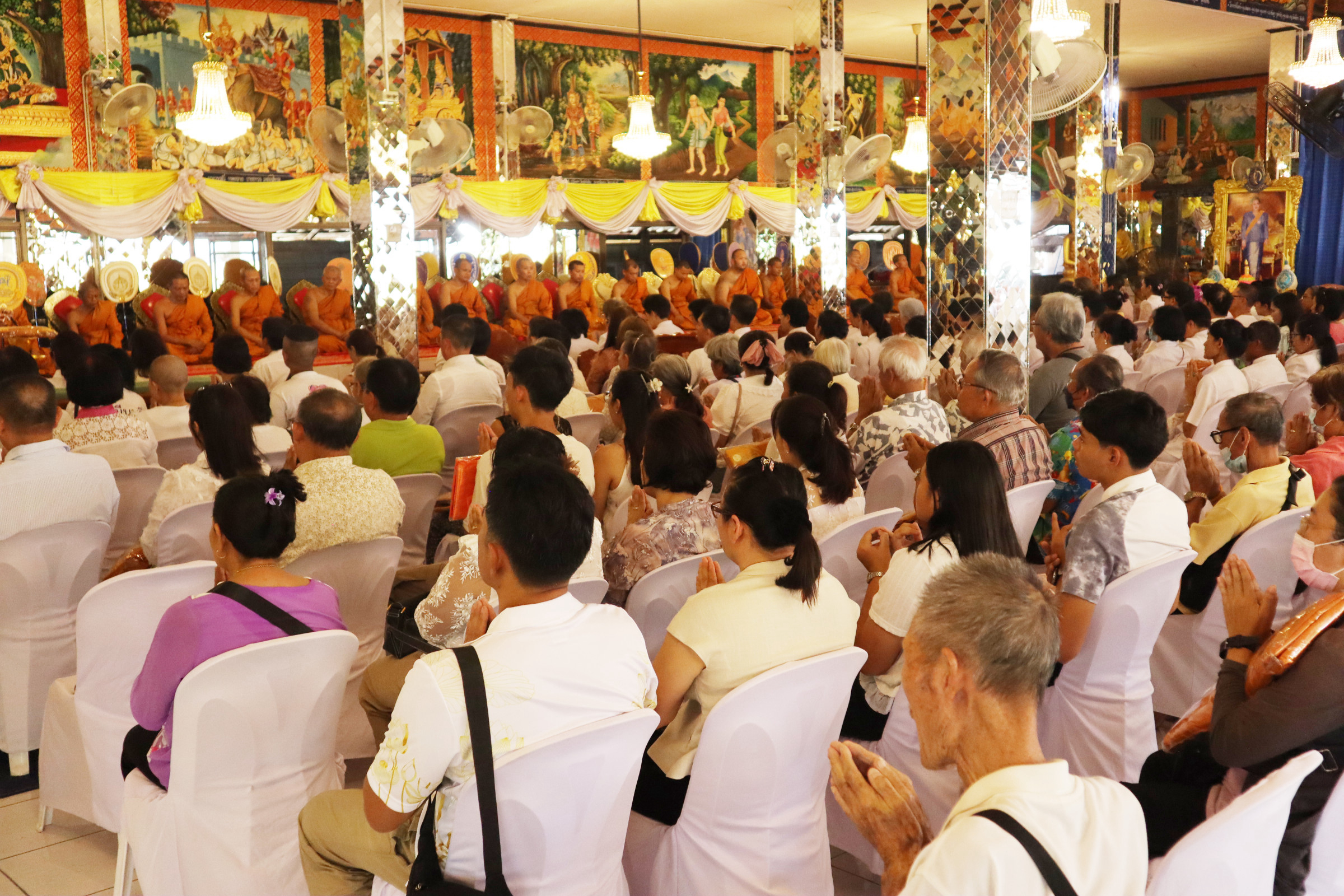 ภาพร่วมพิธีกรรมวัดศรีกุเรชา