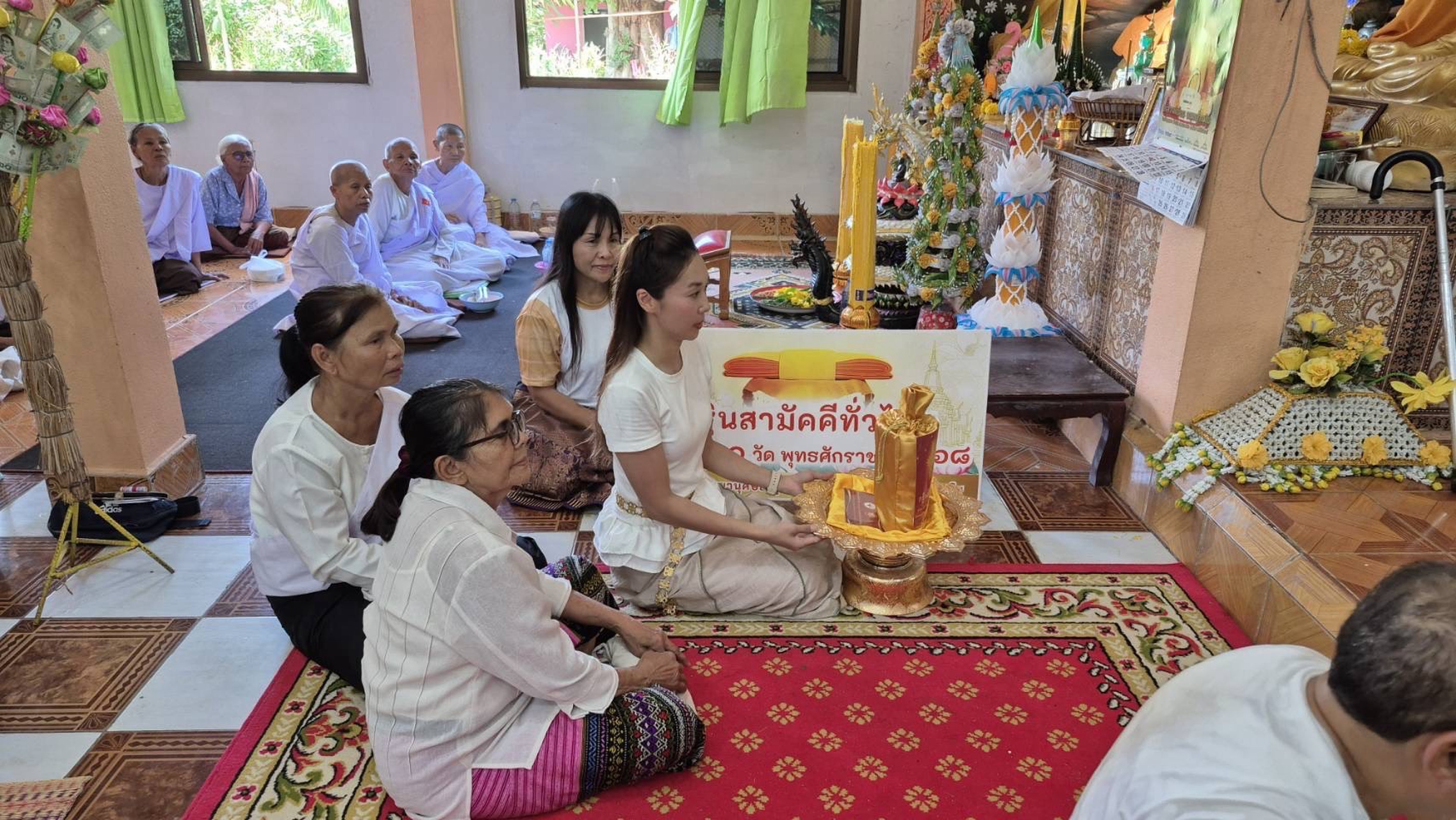 ภาพกล่าวคำถวายกฐินวัดโนนจั่นโสภาราม