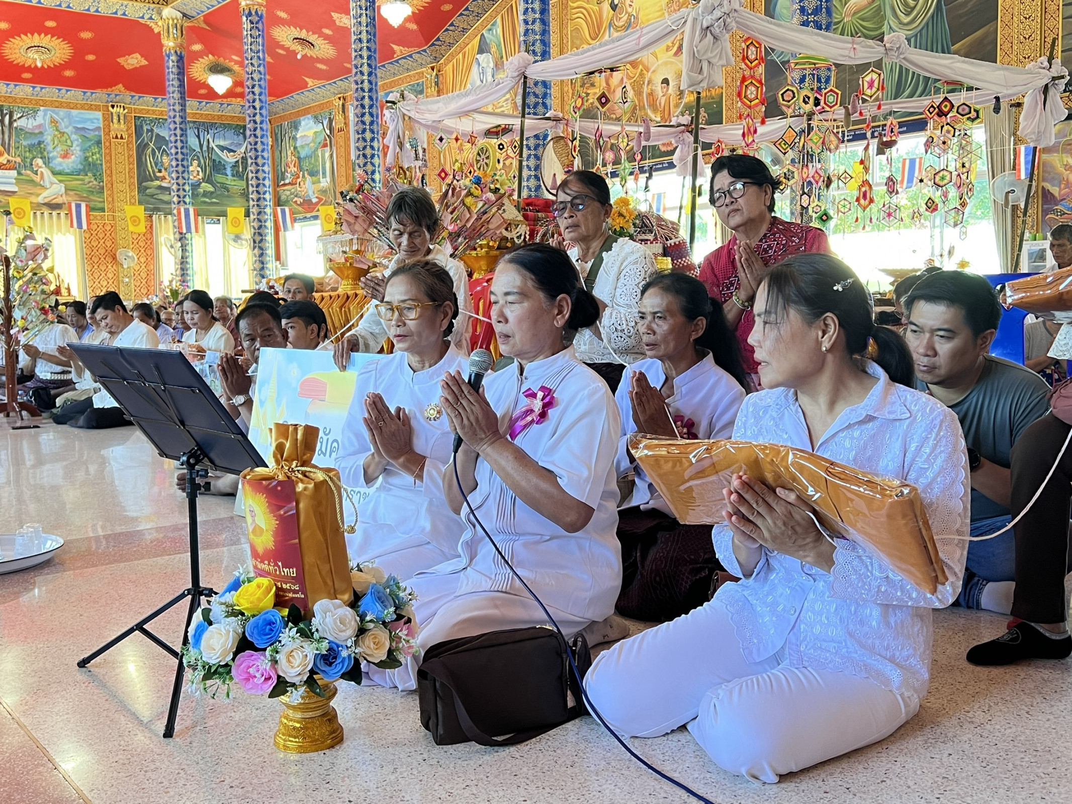 ภาพกล่าวคำถวายกฐินวัดทุ่งทอง