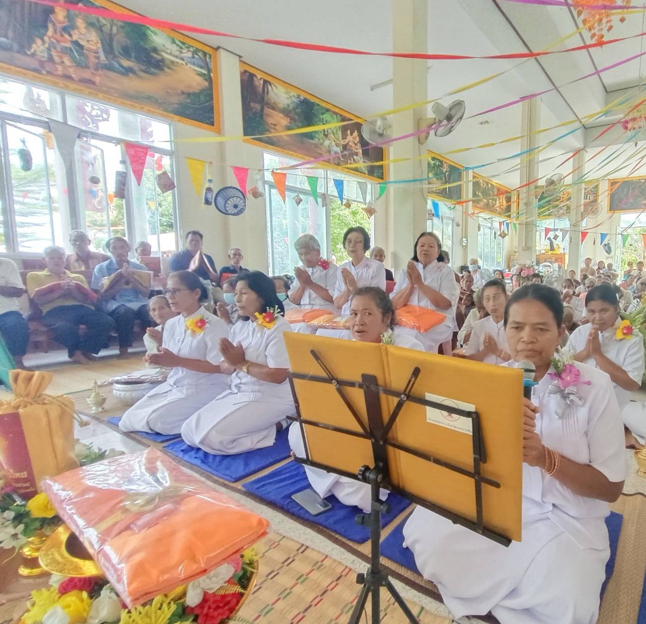 ภาพกล่าวคำถวายกฐินวัดโนนสุกรณ์