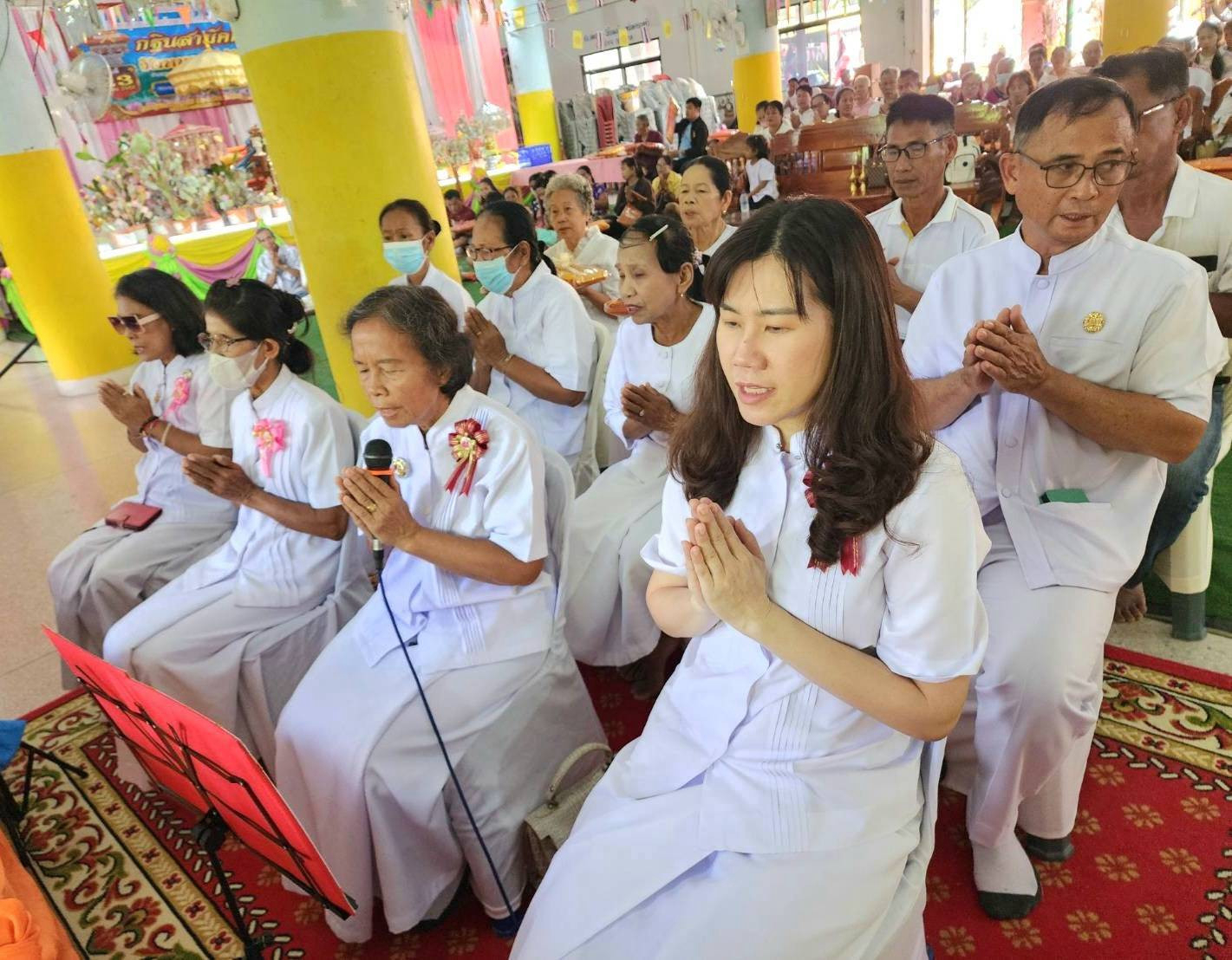 ภาพกล่าวคำถวายกฐินวัดหนองปล้อง