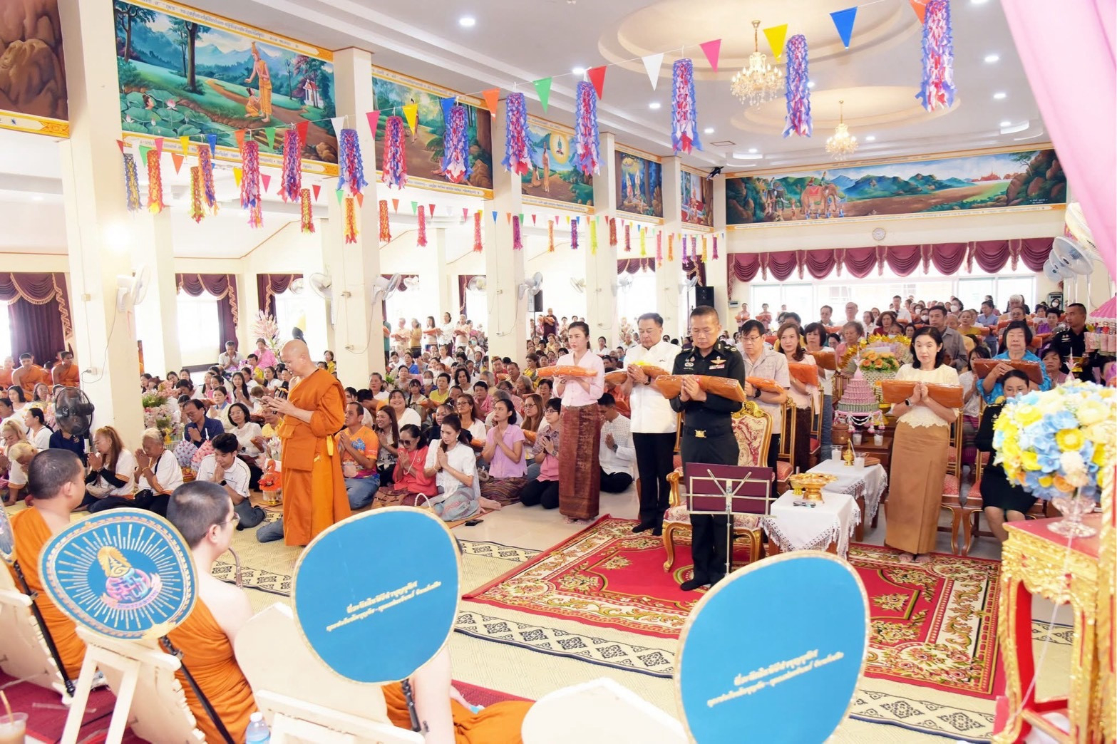 ภาพร่วมพิธีกรรมวัดมรรคสำราญ