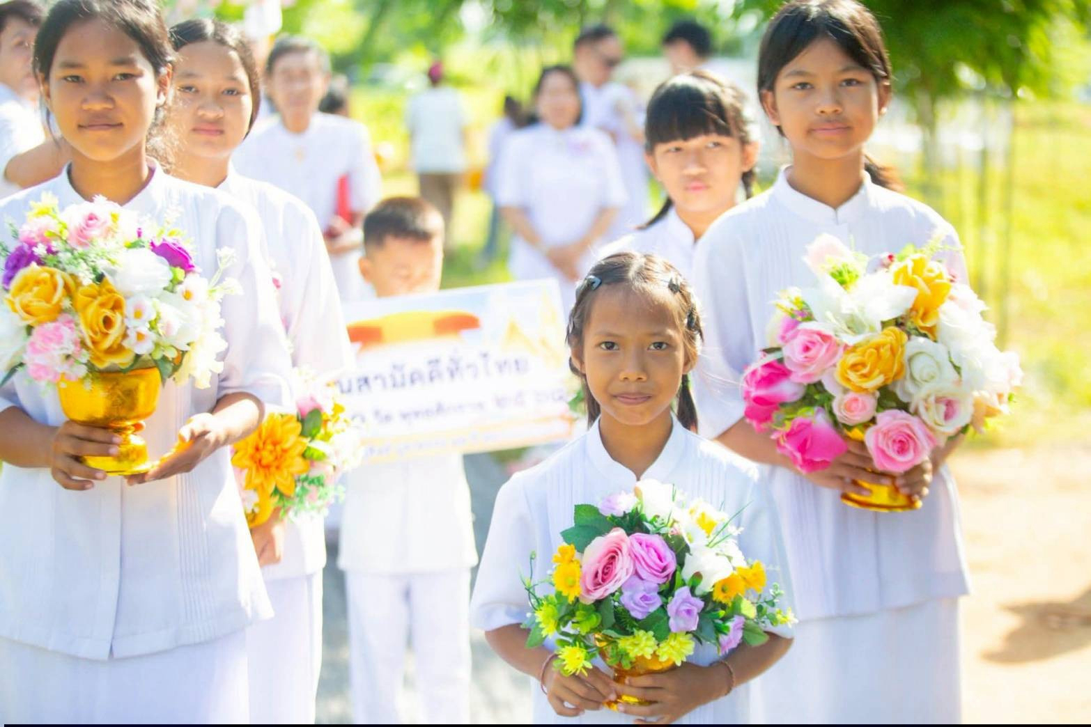 ภาพร่วมพิธีกรรมธุดงคสถานวังทรายพูน