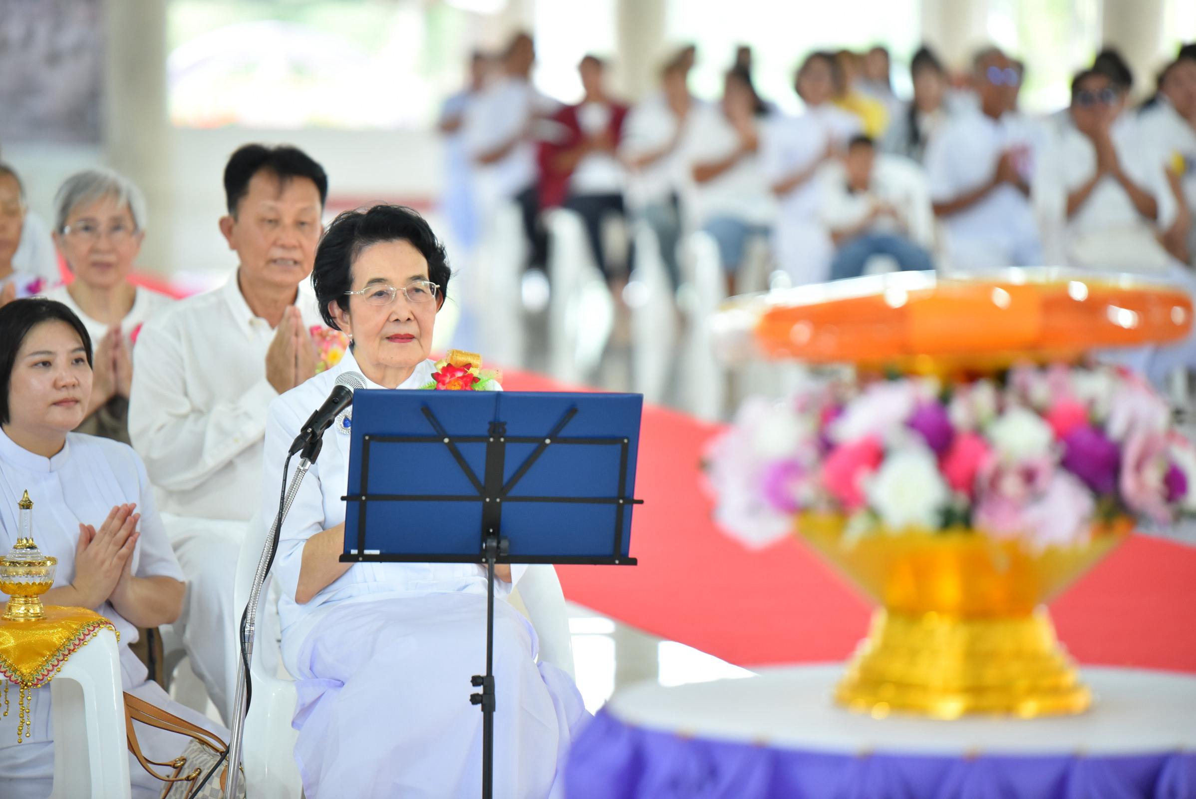 ภาพกล่าวคำถวายกฐินธุดงคสถานนครสวรรค์