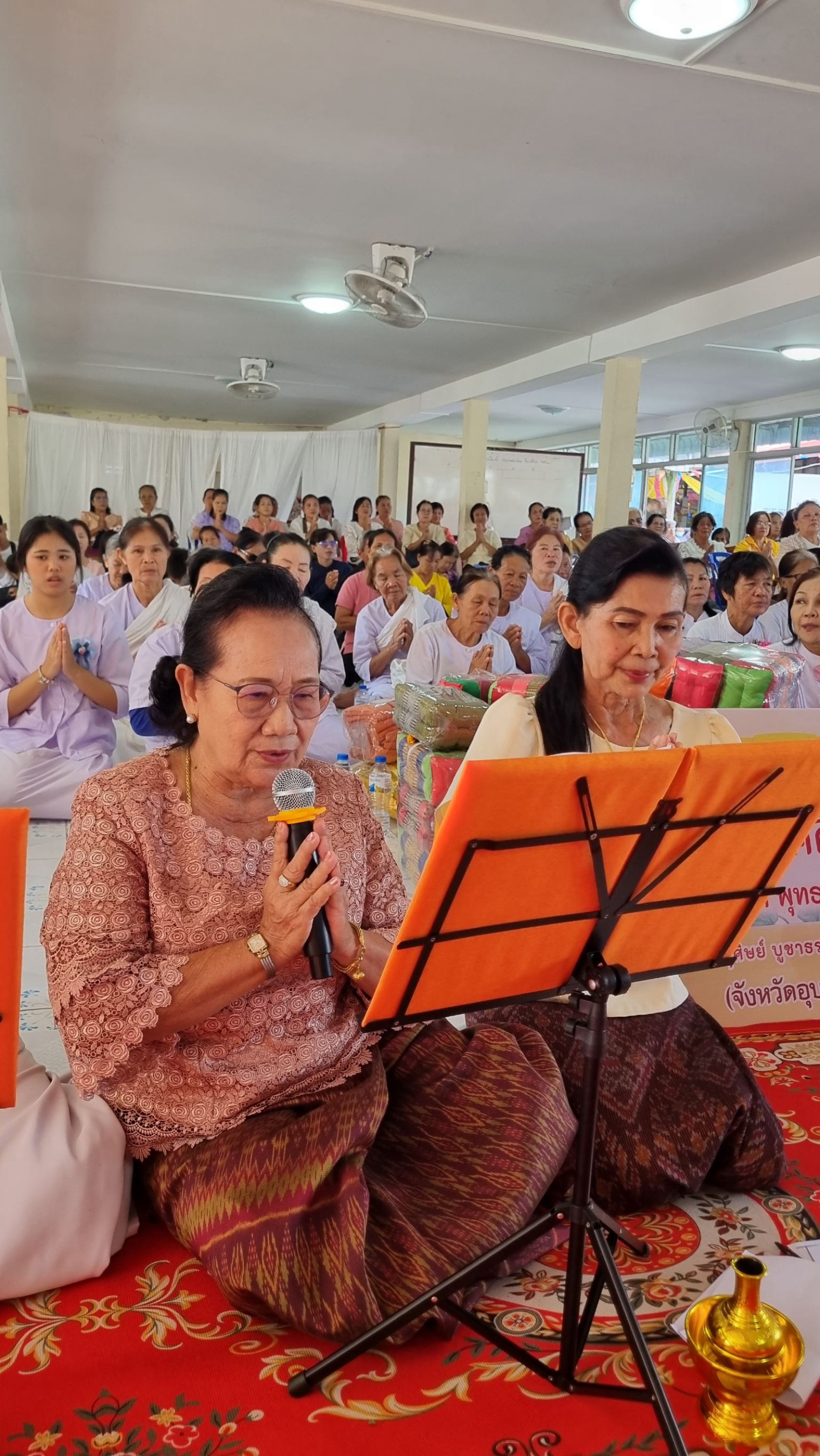 ภาพร่วมพิธีกรรมวัดเวฬุวัน