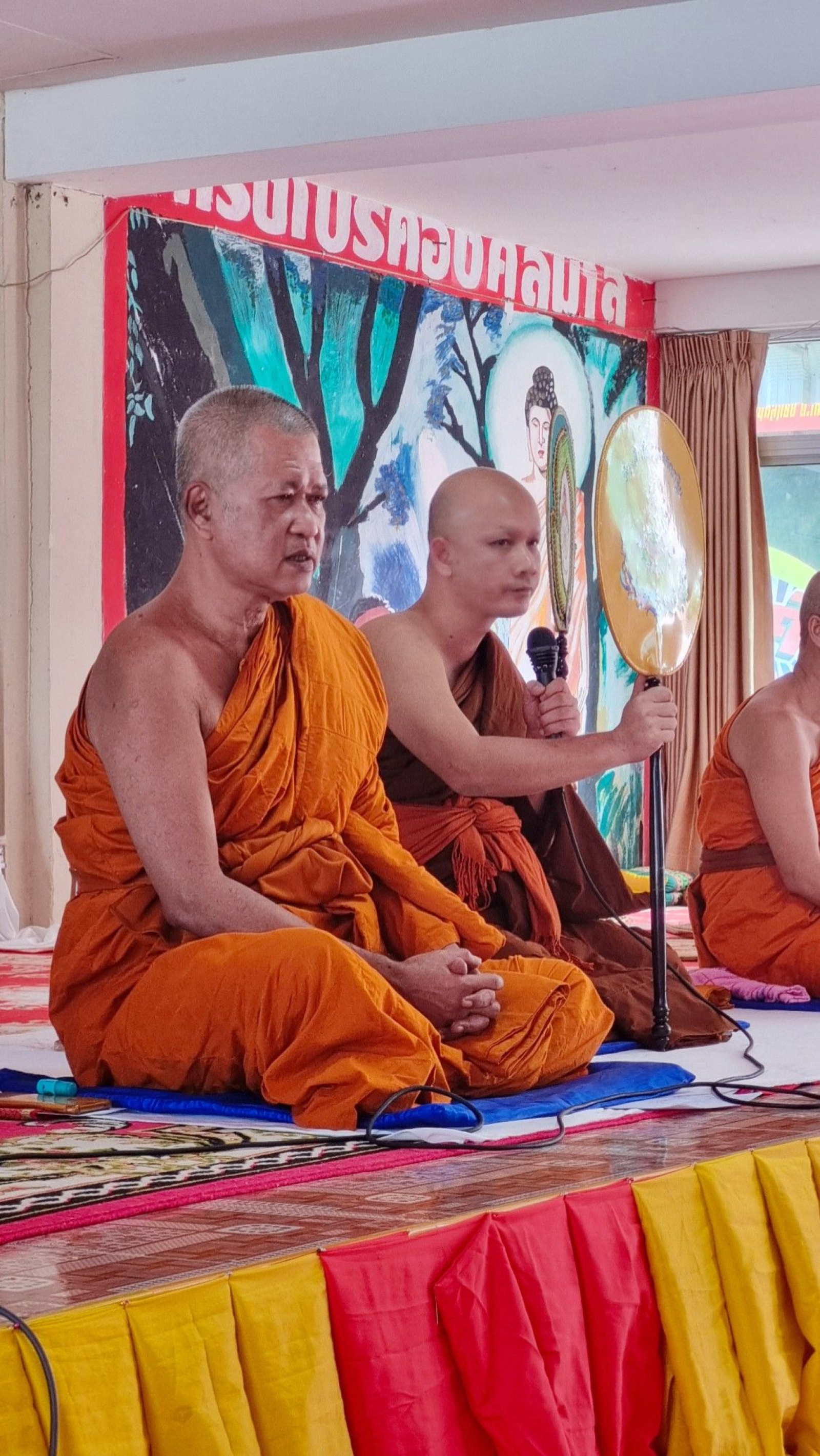 ภาพร่วมพิธีกรรมวัดเวฬุวัน