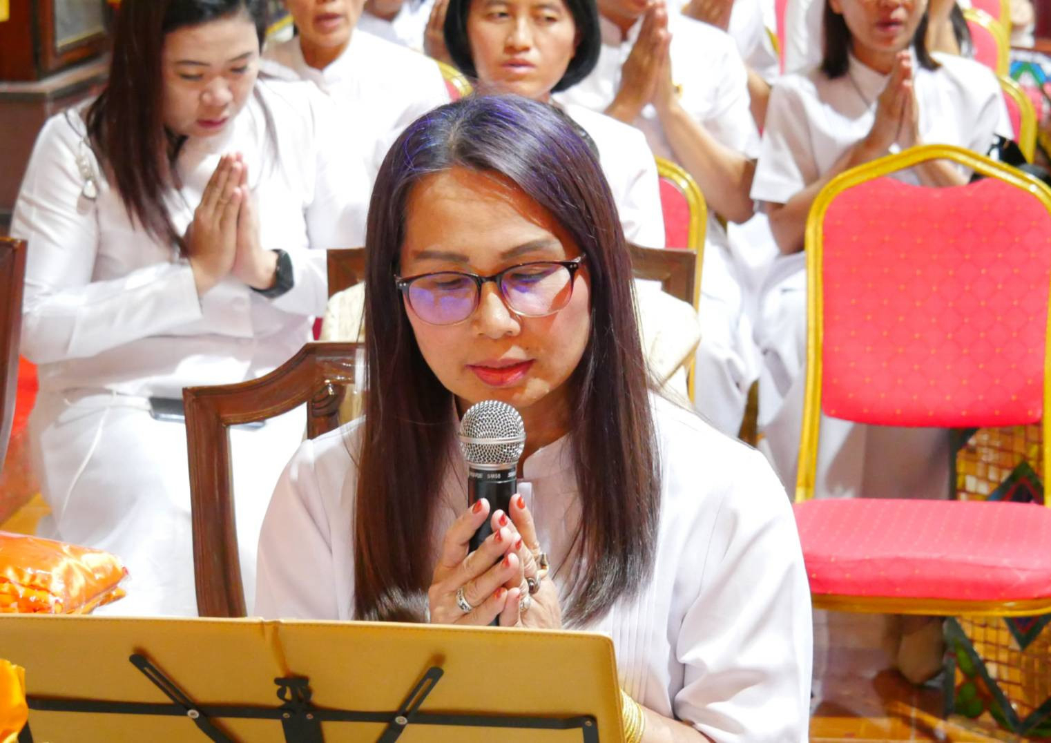 ภาพกล่าวคำถวายกฐินวัดบ้านมอญ