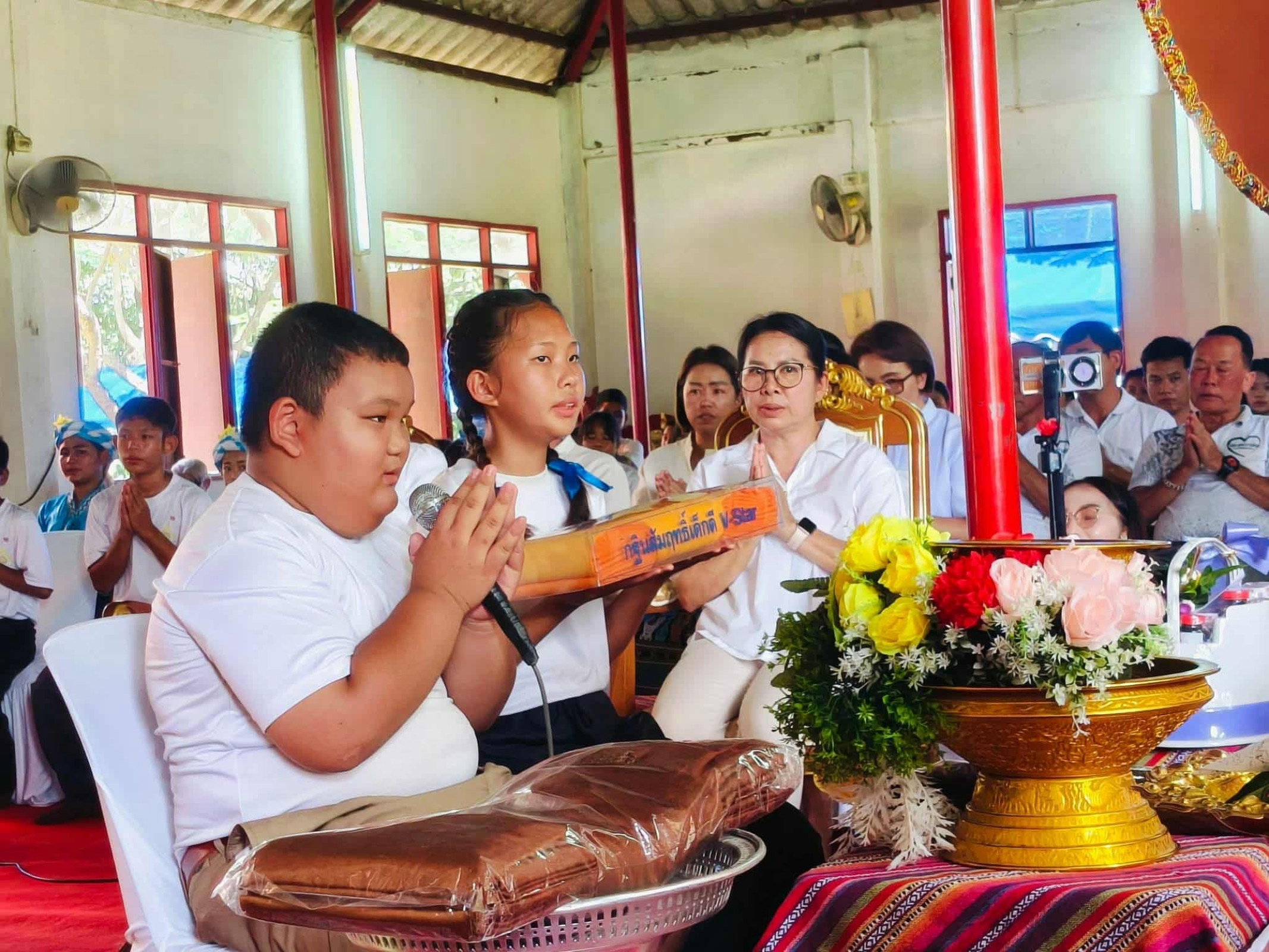 ภาพกล่าวคำถวายกฐินวัดหนองโจง