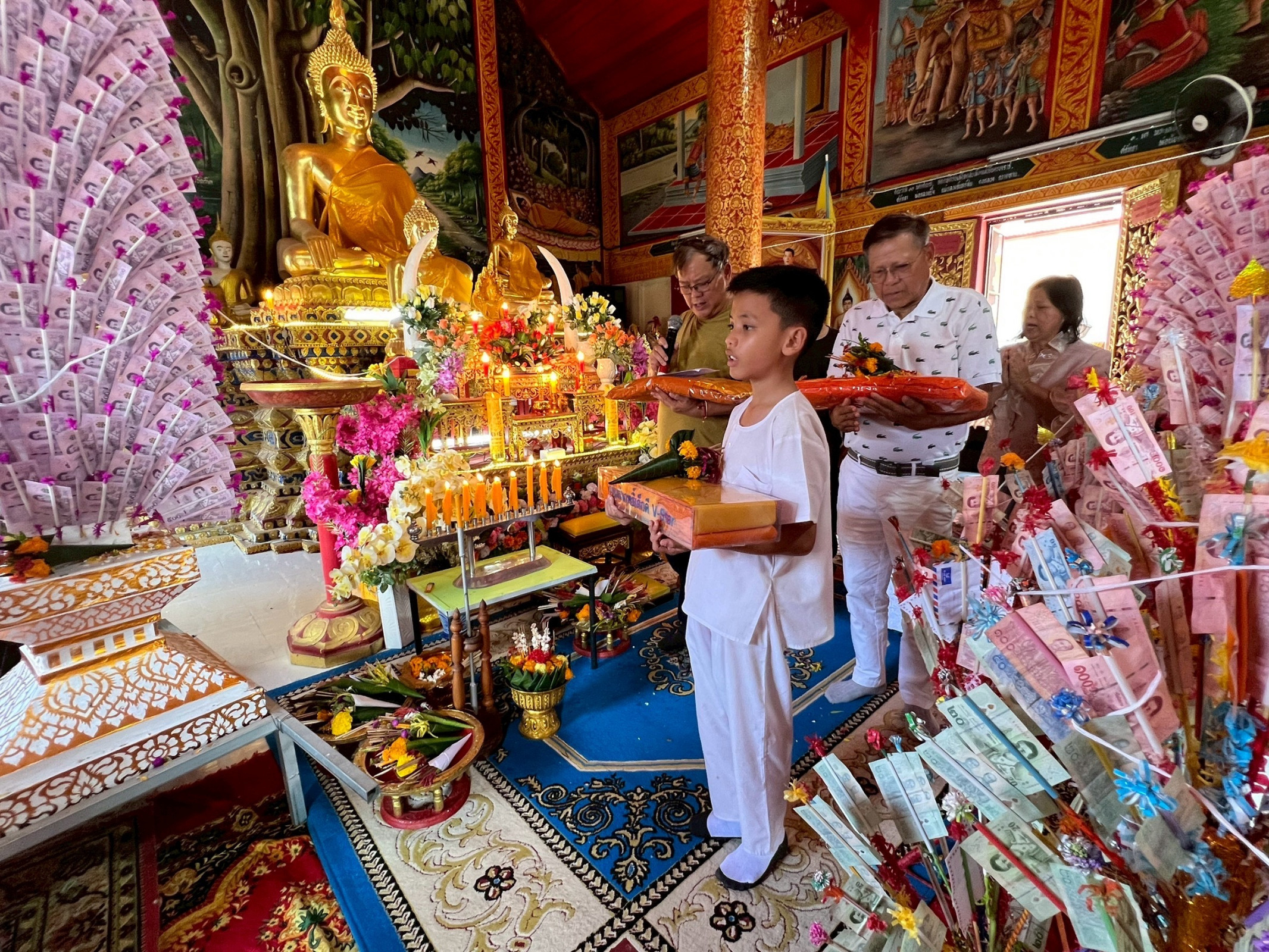 ภาพกล่าวคำถวายกฐินวัดบ้านไร่(บ้านไร่หลวง)