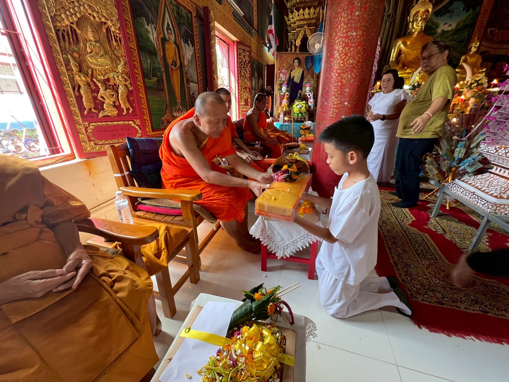 ภาพร่วมพิธีกรรมวัดบ้านไร่(บ้านไร่หลวง)