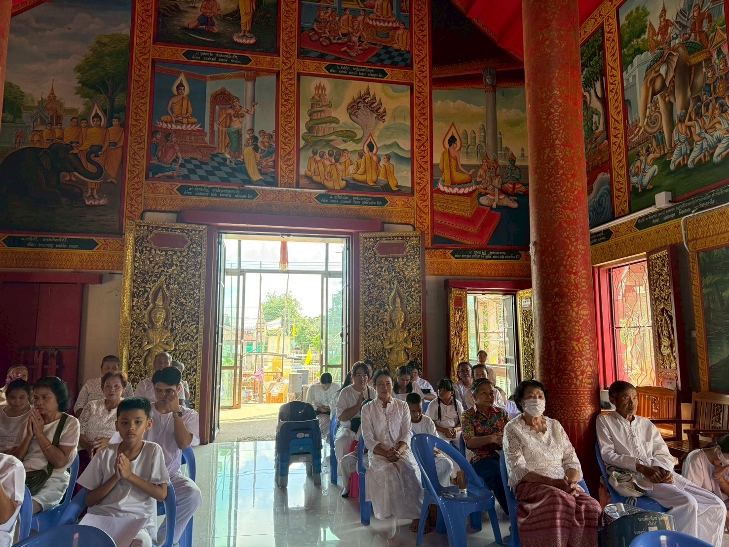 ภาพร่วมพิธีกรรมวัดบ้านไร่(บ้านไร่หลวง)