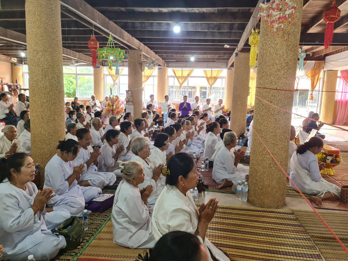 ภาพร่วมพิธีกรรมวัดโคกอุดม