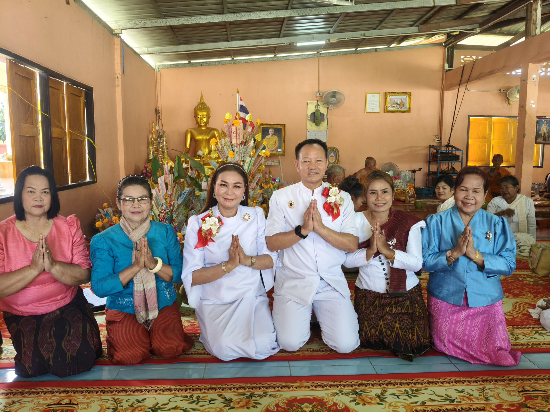 ภาพร่วมพิธีกรรมวัดบ้านดู่