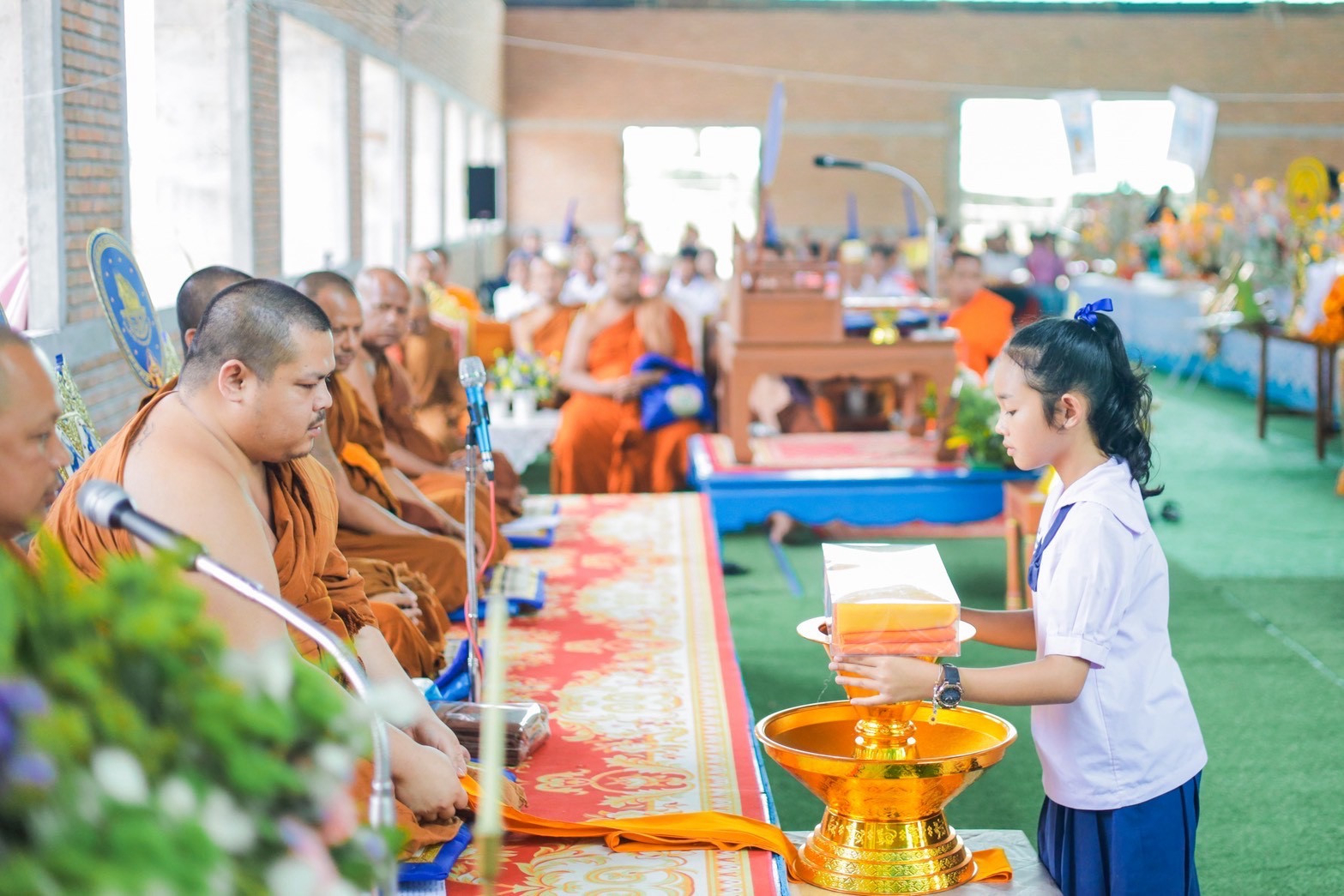 ภาพร่วมพิธีกรรมวัดเฉลิมพนมเขต