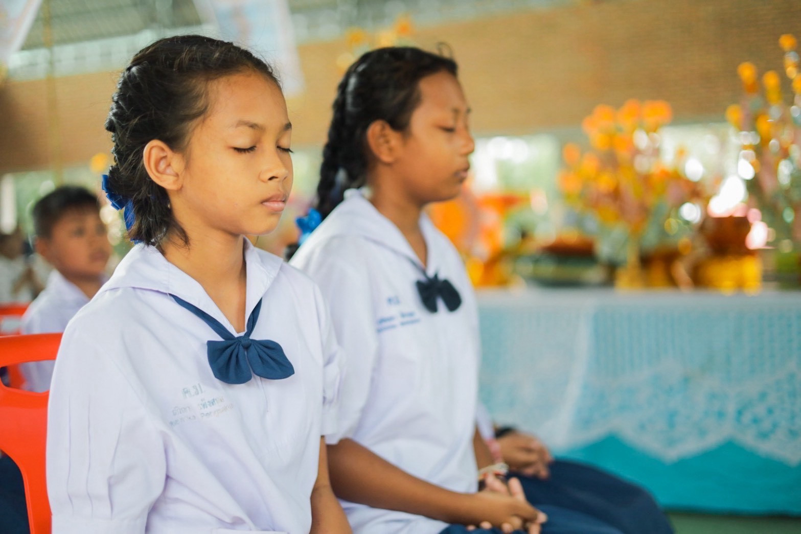 ภาพร่วมพิธีกรรมวัดเฉลิมพนมเขต